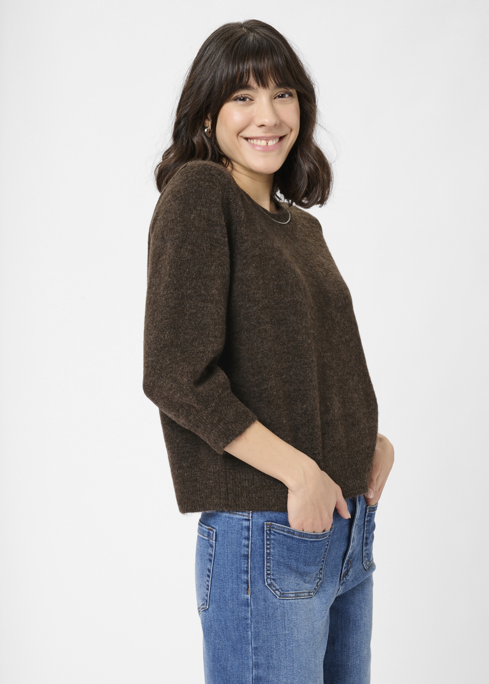 Kaffe Kaffe KAmeridith Sparkle Neck Sweater