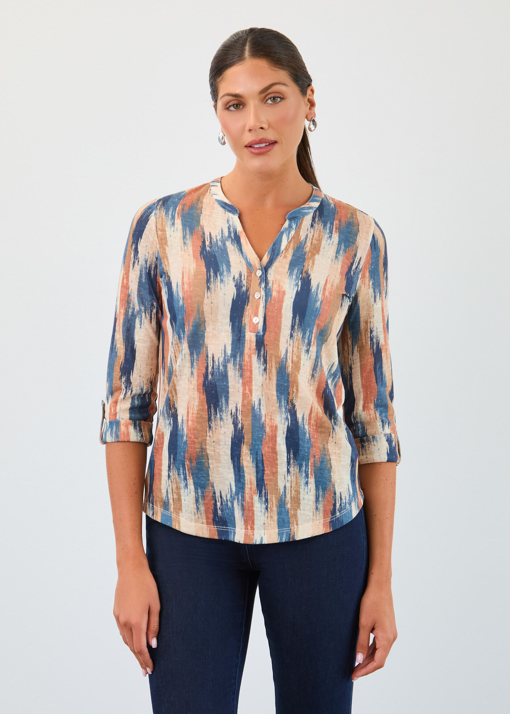 French Dressing Jeans FDJ Vneck Top