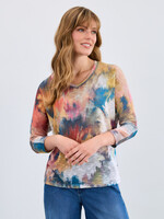 French Dressing Jeans FDJ Dolman Vneck Top