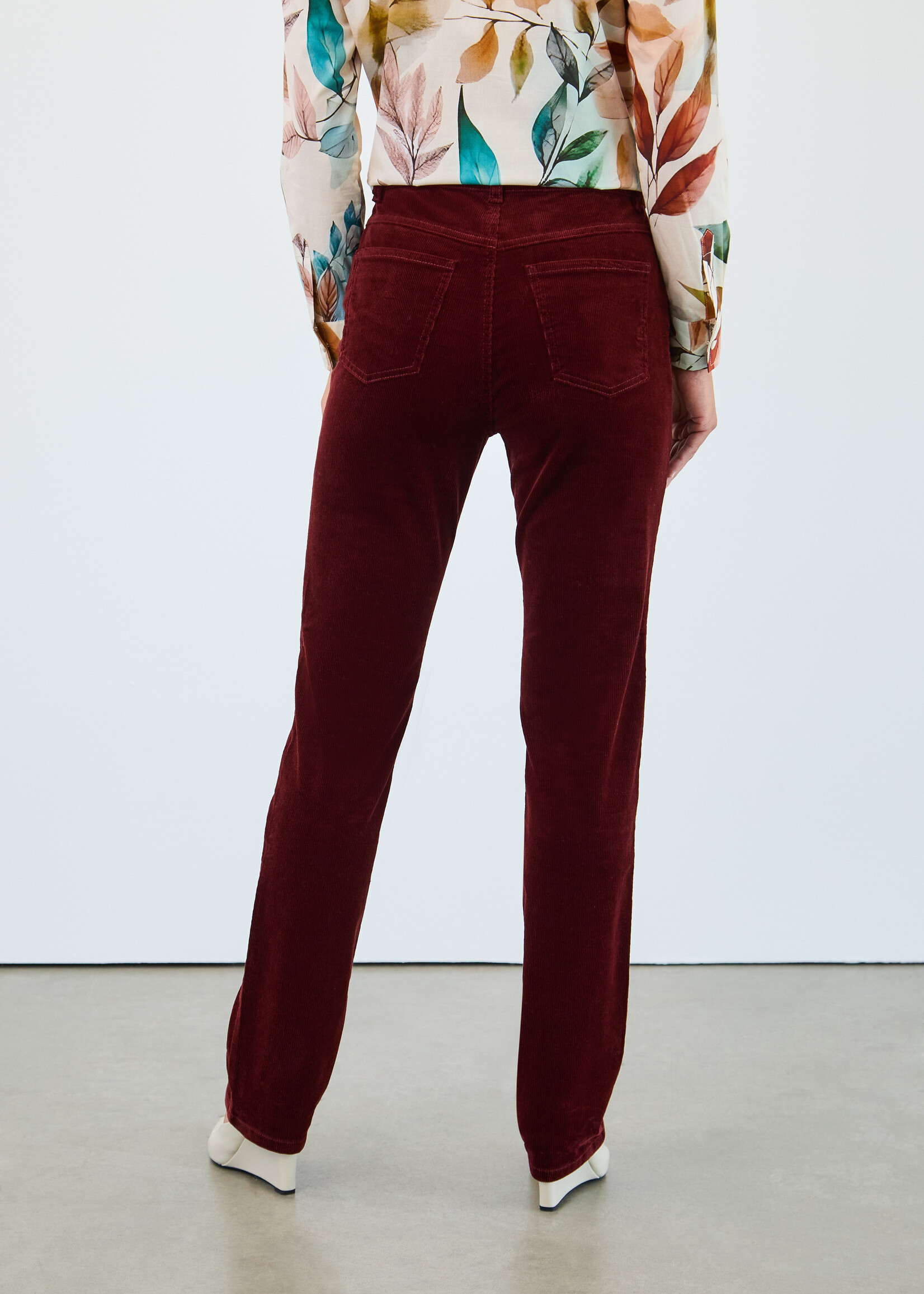 French Dressing Jeans FDJ Corduroy Suzanne Straight Leg Pants