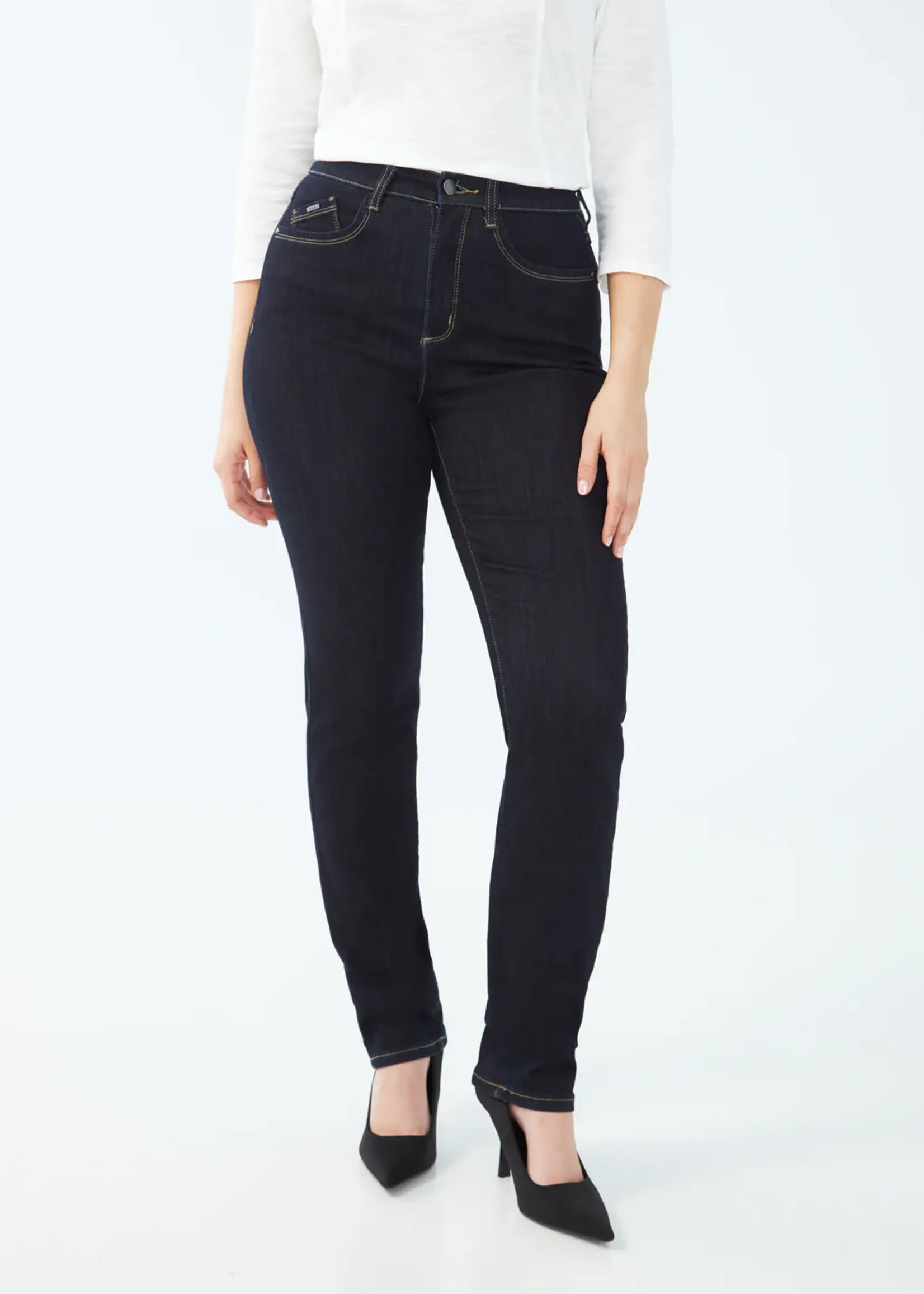 French Dressing Jeans FDJ Peggy Straight Leg Jean