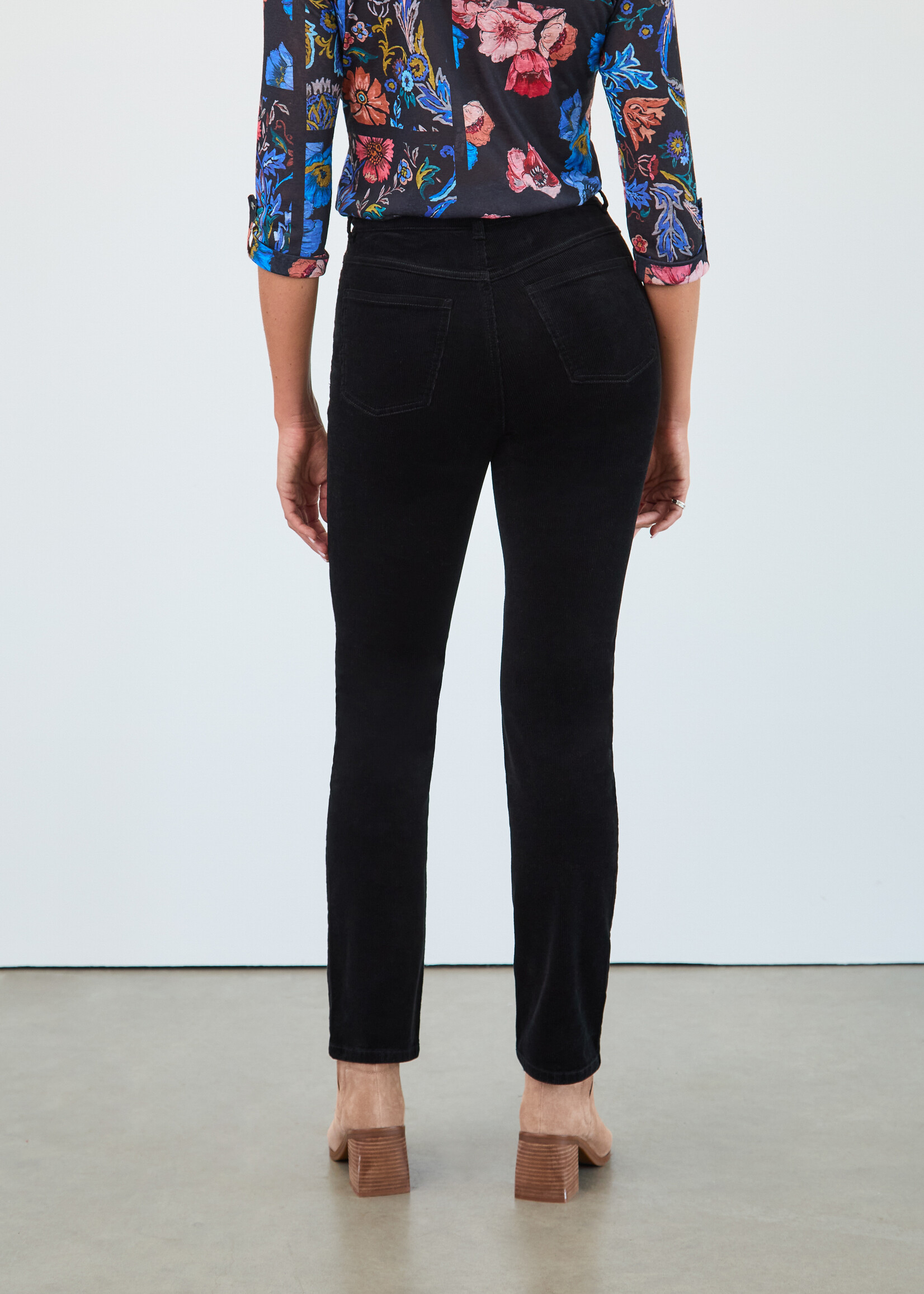French Dressing Jeans FDJ Petite Corduroy Suzanne Straight Leg Pant