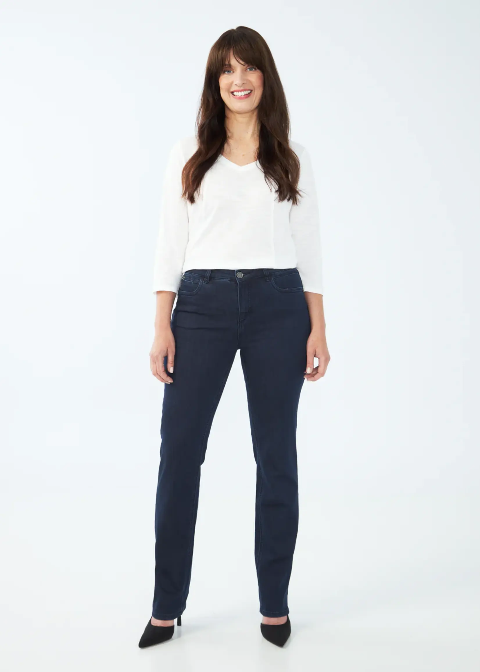 French Dressing Jeans FDJ Olivia Straight Leg Jean