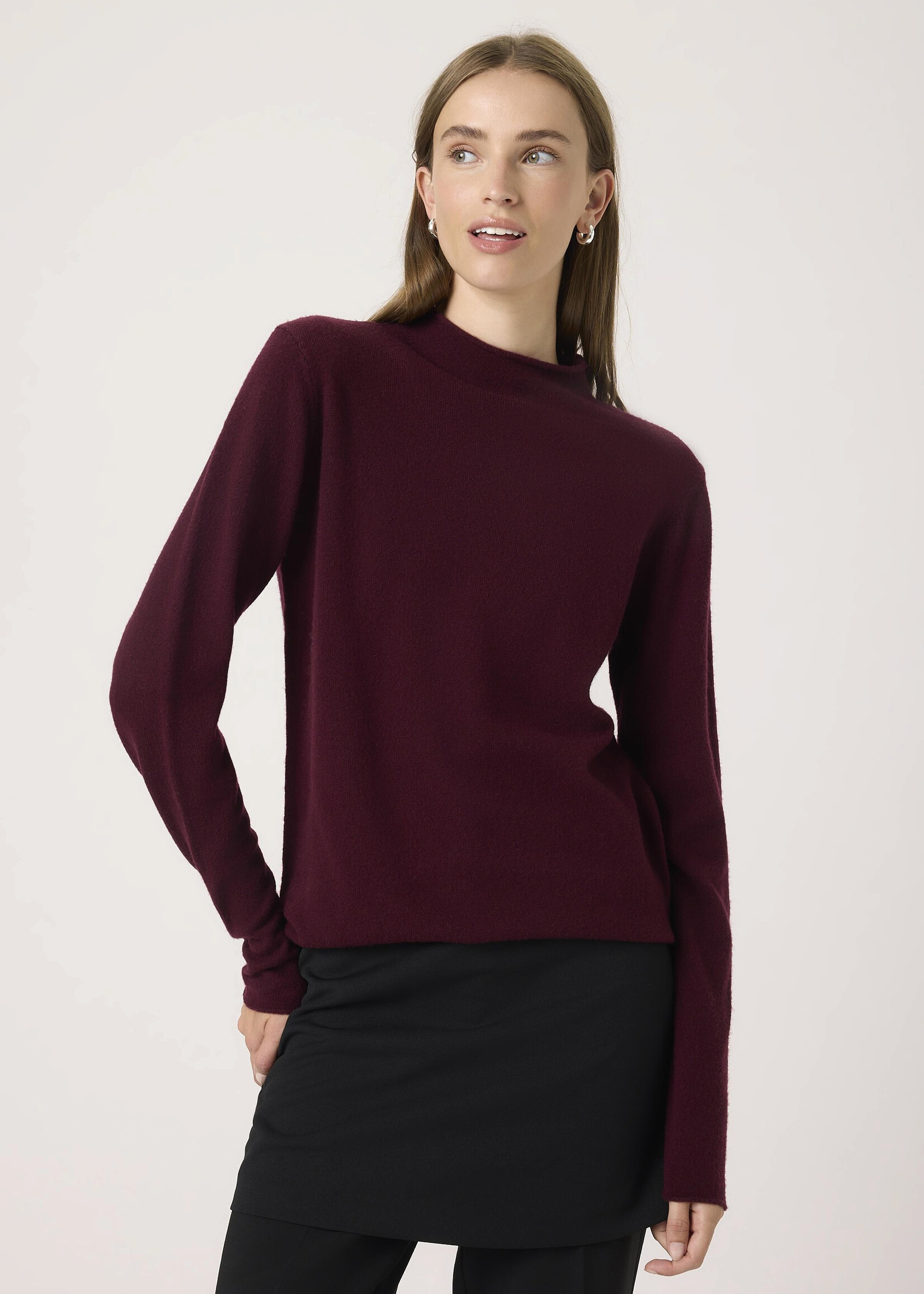 Soaked Soaked Molina Merino Wool Mock Neck Sweater