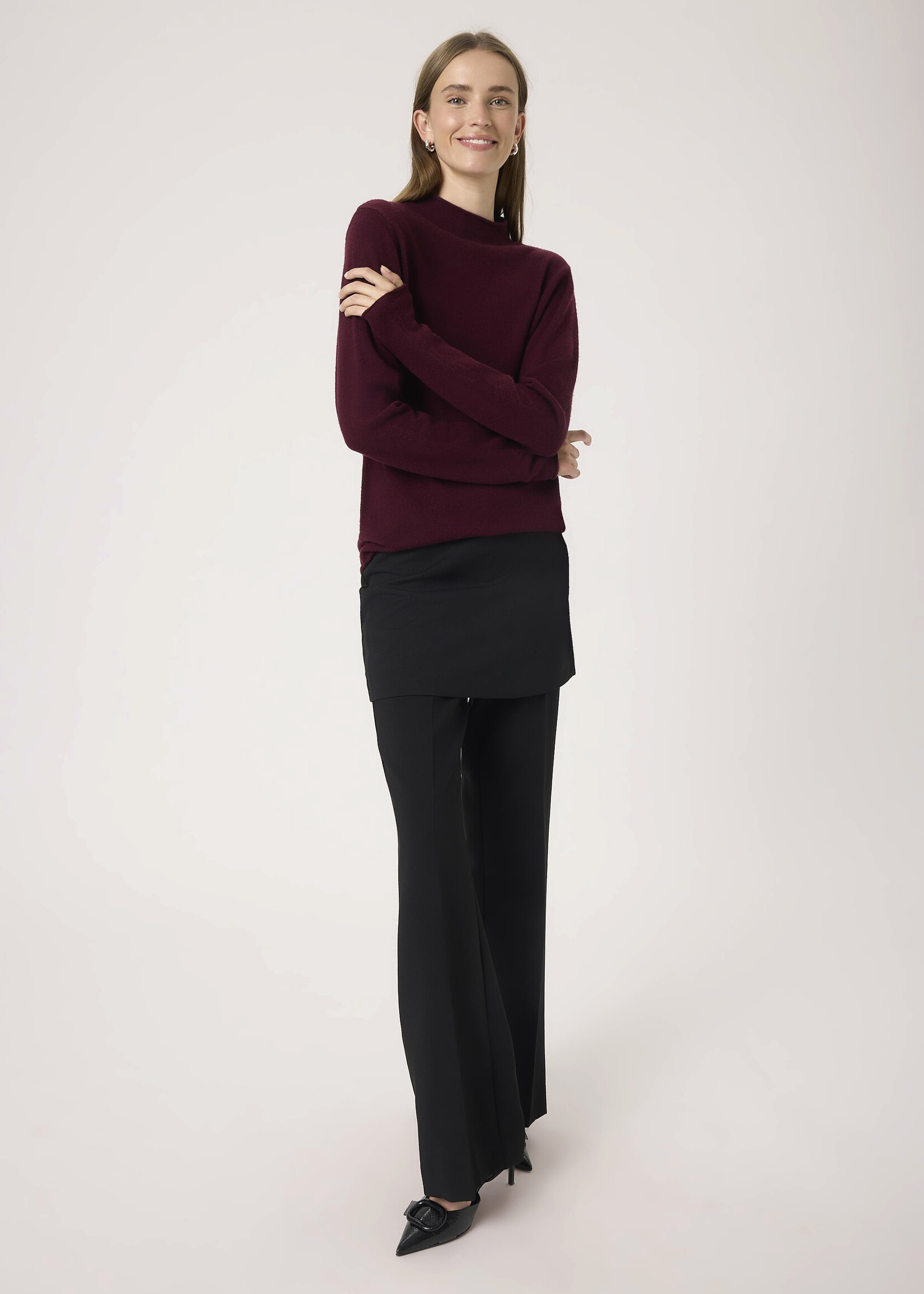 Soaked Soaked Molina Merino Wool Mock Neck Sweater