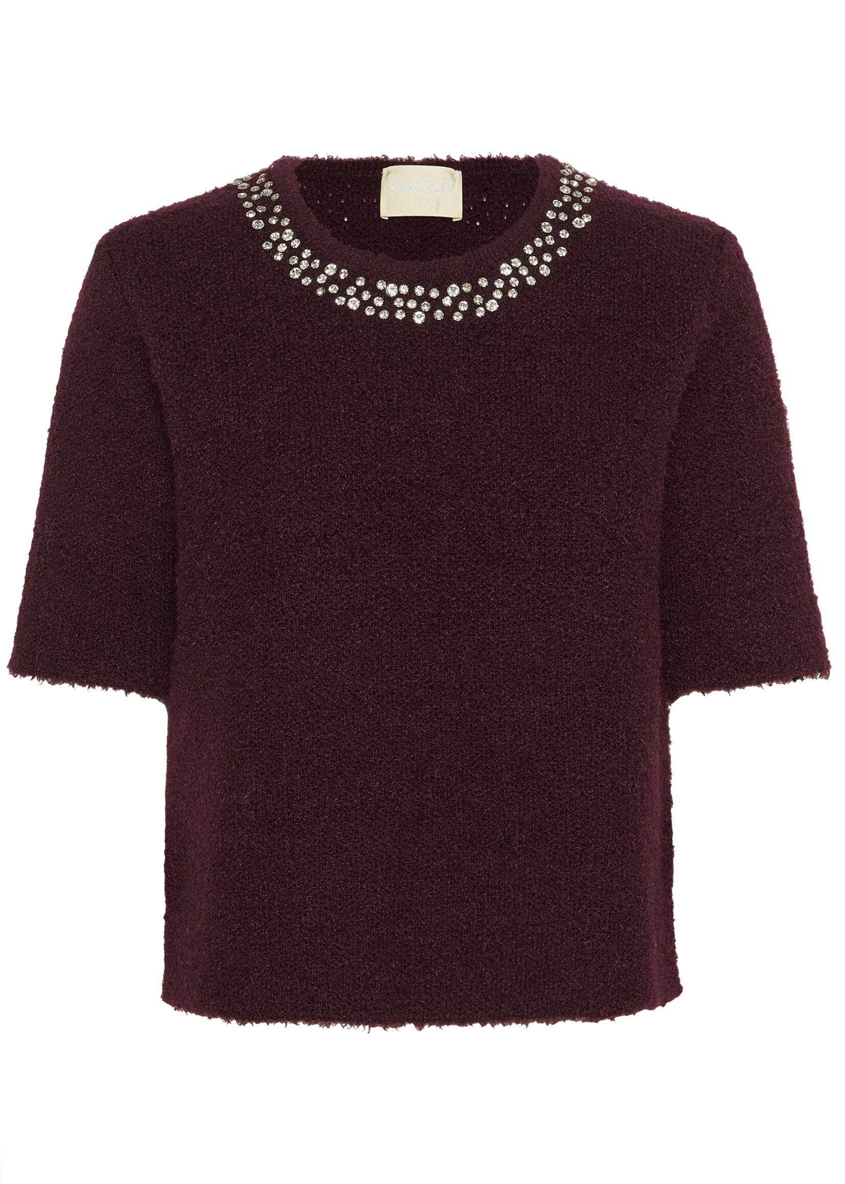Soaked Soaked Selene Bejewelled Neckline Sweater