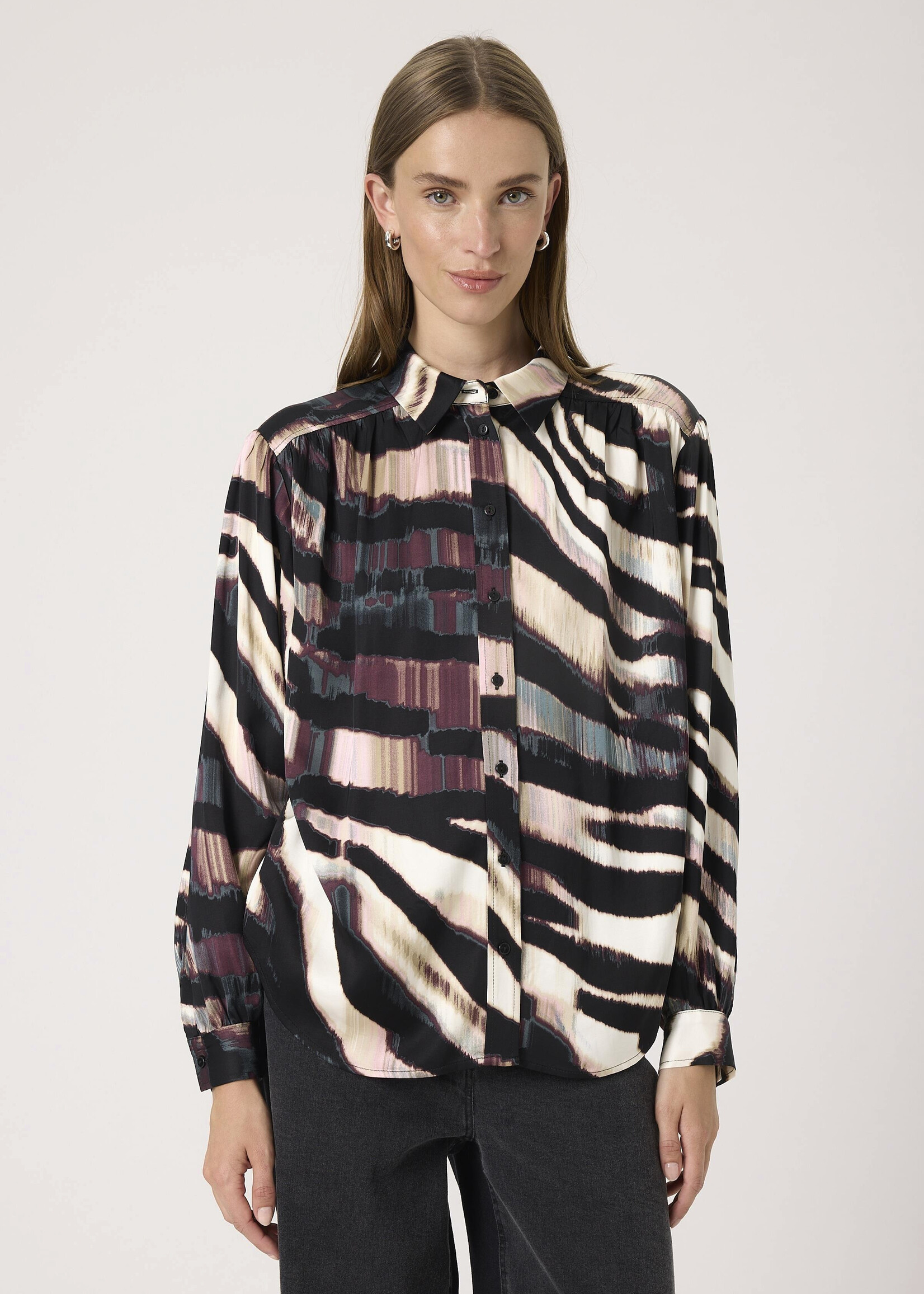 Soaked Soaked Ciela Zebra Print Shirt