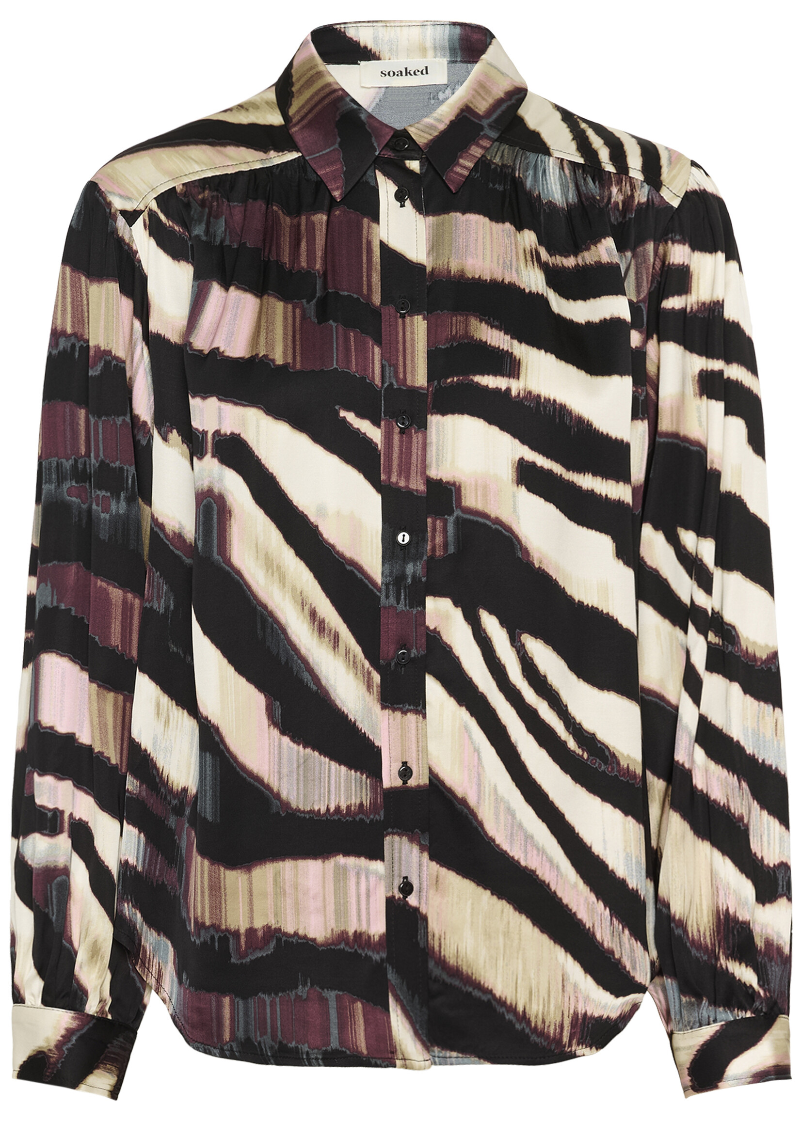 Soaked Soaked Ciela Zebra Print Shirt