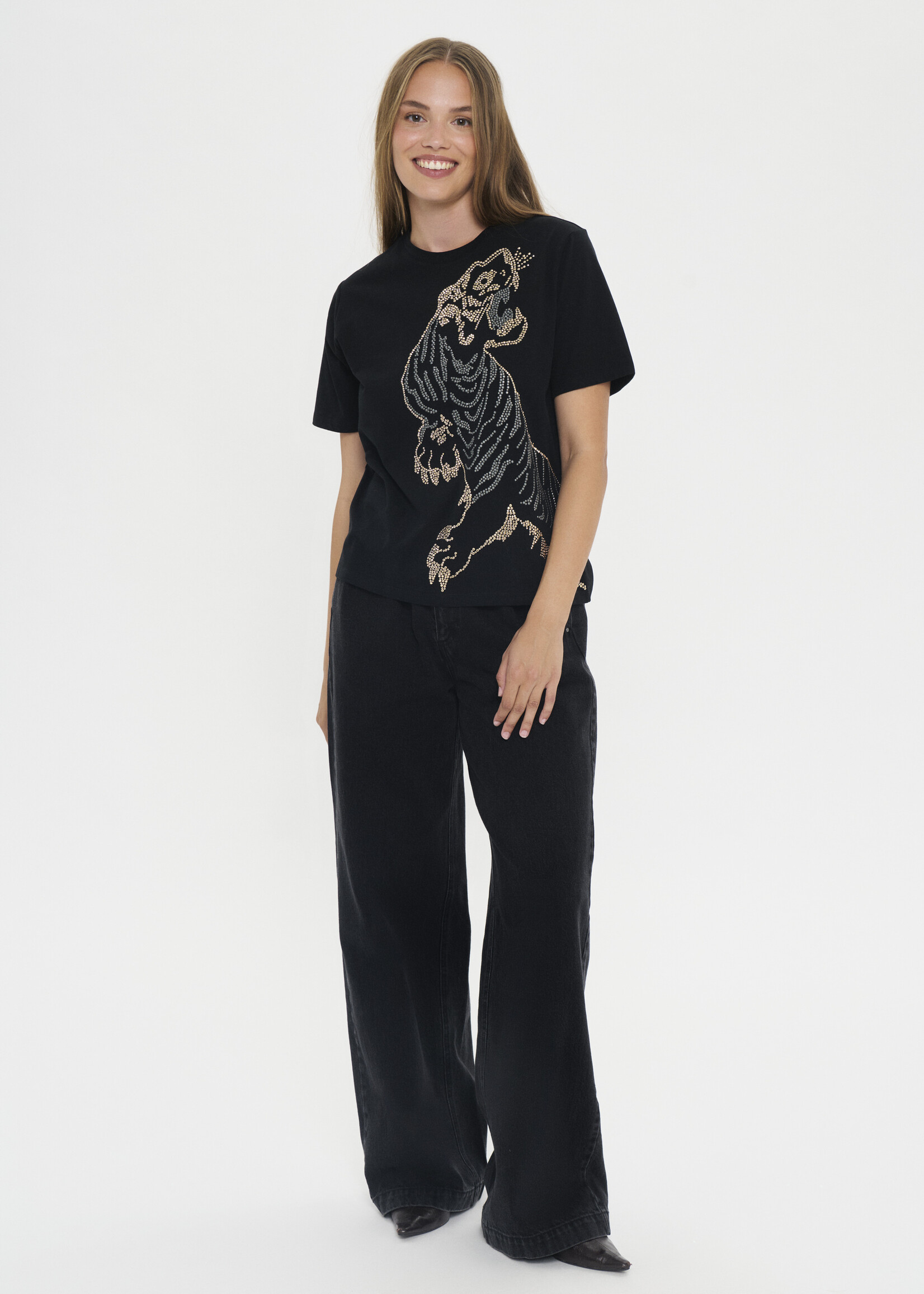 Saint Tropez Saint Tropez Nilda Tiger Dots Tee