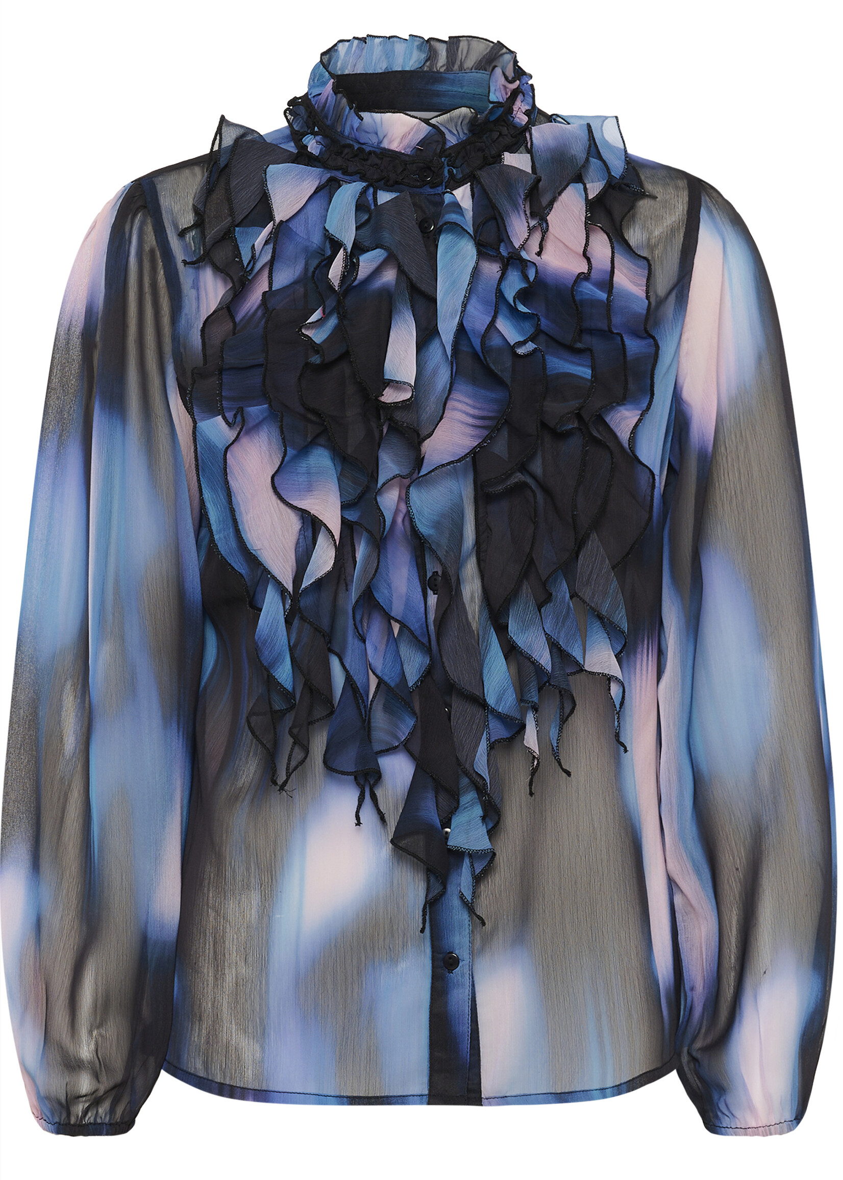 Saint Tropez Saint Tropez Lija Sheer Long Sleeve Top