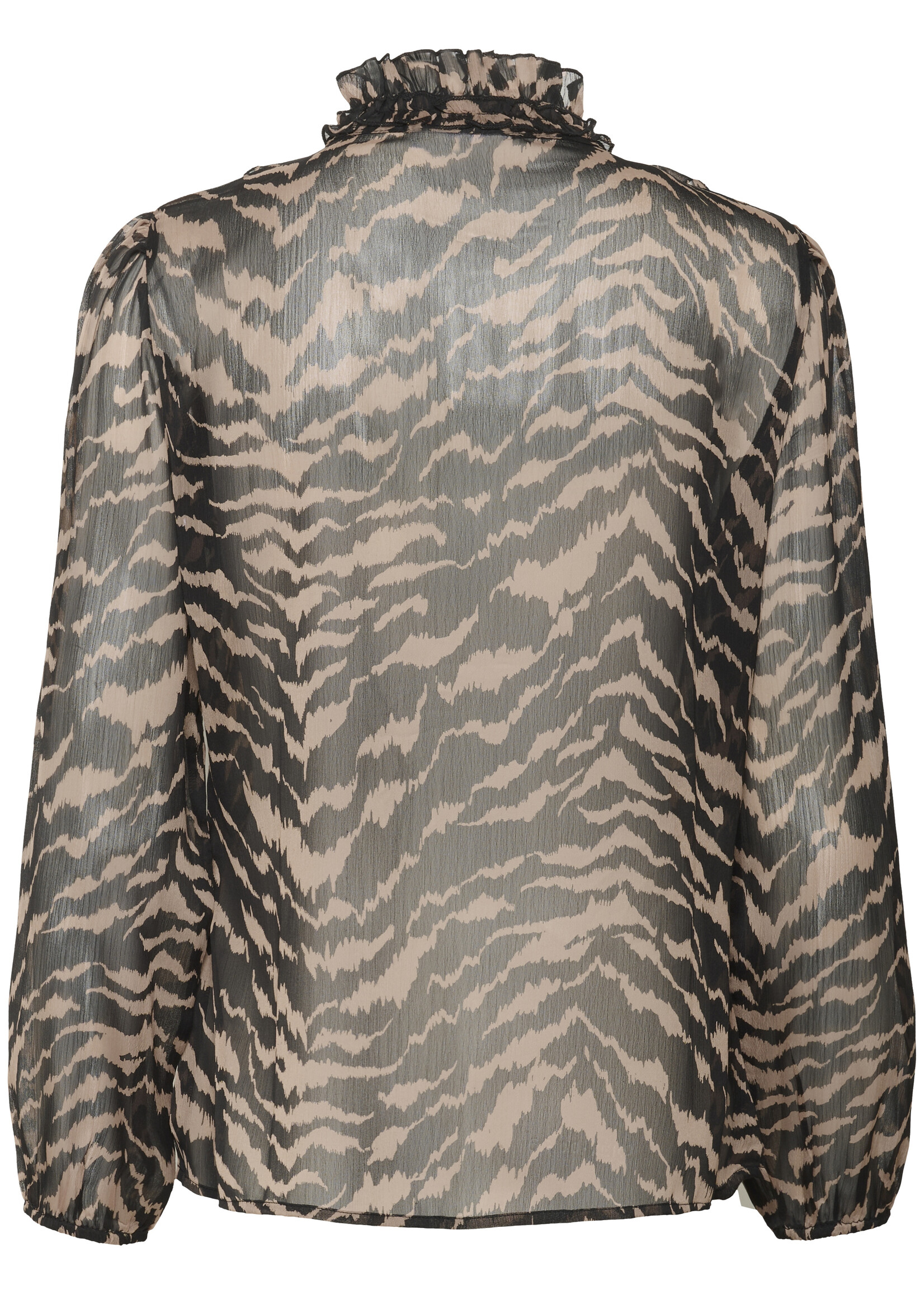 Saint Tropez Saint Tropez Lija Sheer Long Sleeve Top
