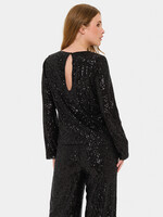 Saint Tropez Saint Tropez Peekaboo Sequin Top