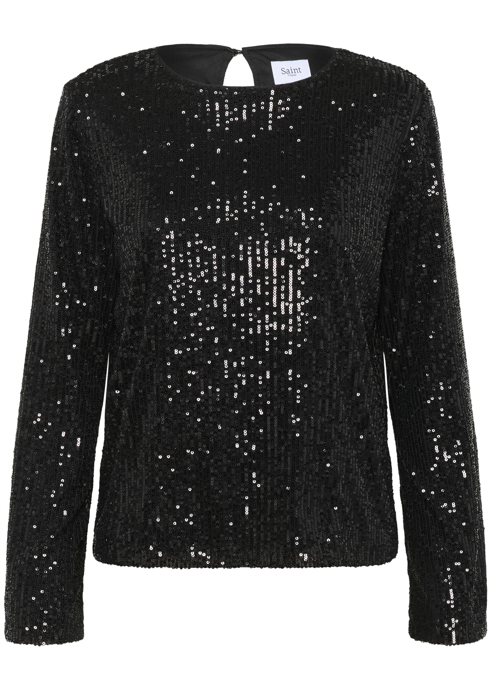Saint Tropez Saint Tropez Peekaboo Sequin Top