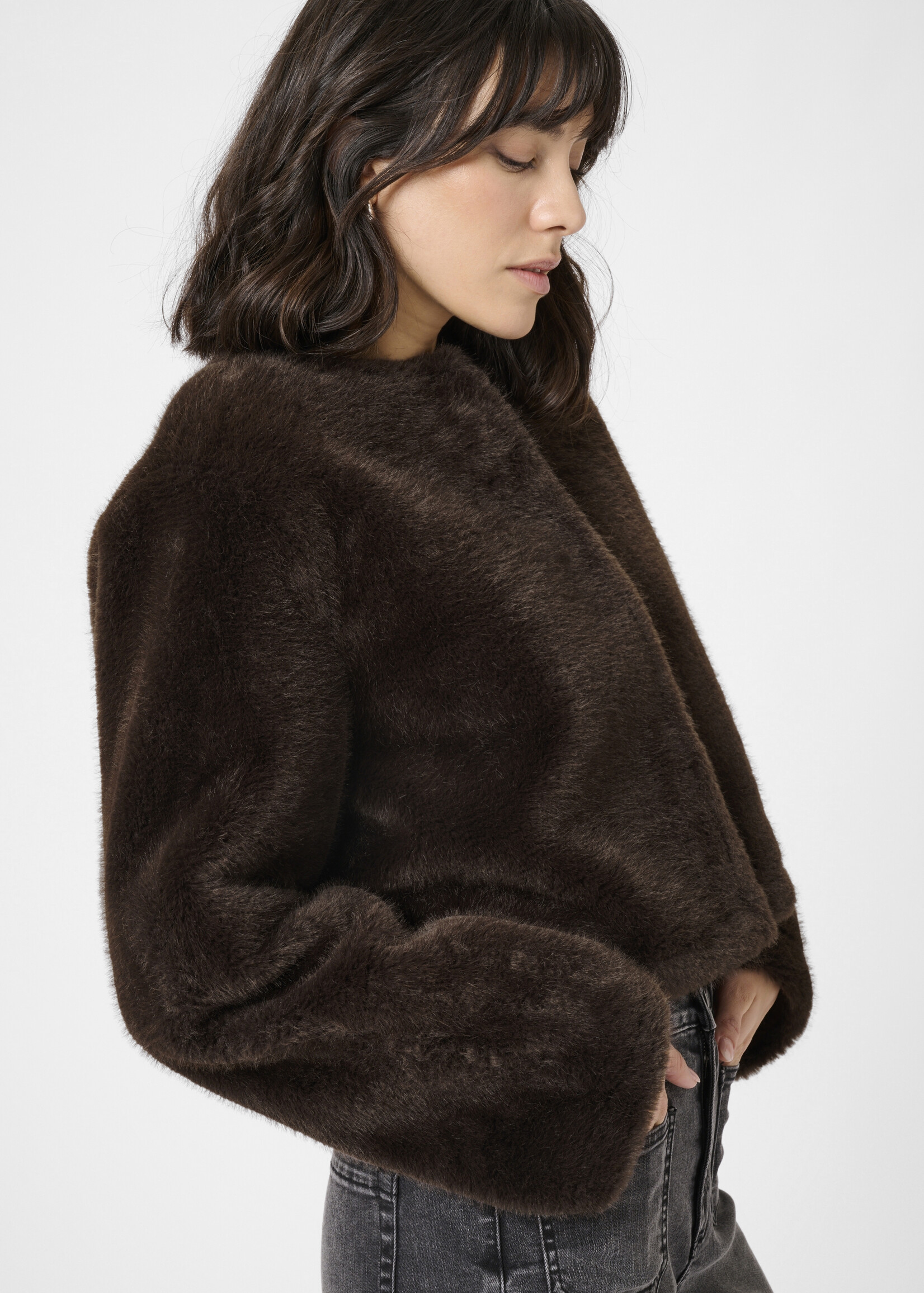 Kaffe Kaffe Jemmy Faux Fur Jacket
