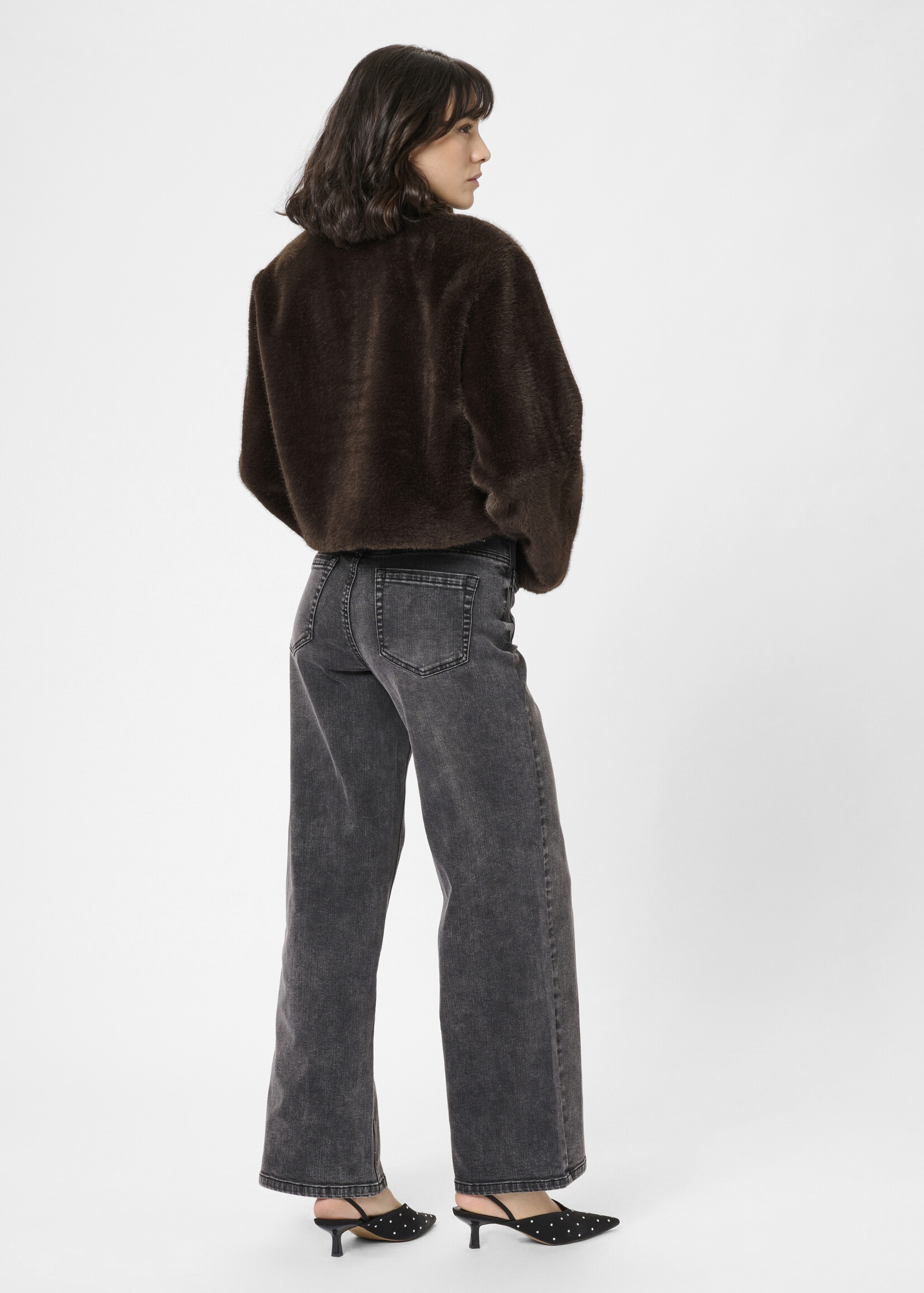 Kaffe Kaffe Jemmy Faux Fur Jacket