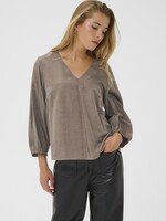 Kaffe Kaffe Ida Sparkle Detail V-neck Blouse