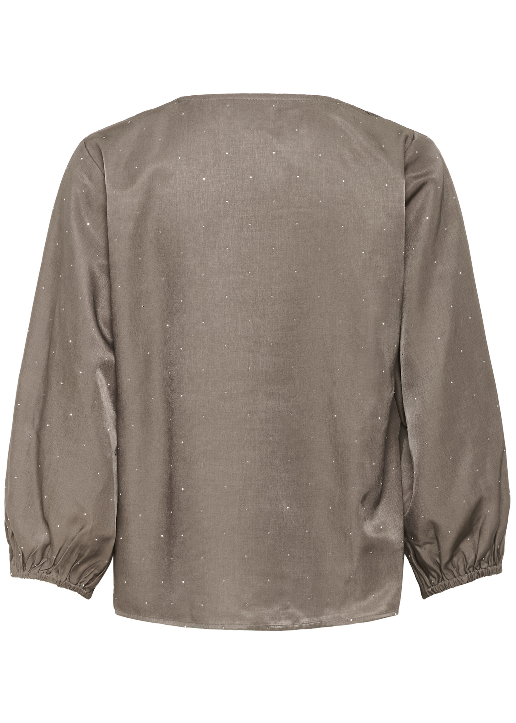 Kaffe Kaffe Ida Sparkle Detail V-neck Blouse