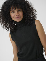 Kaffe Kaffe Regina Sleeveless Sparkle Turtleneck