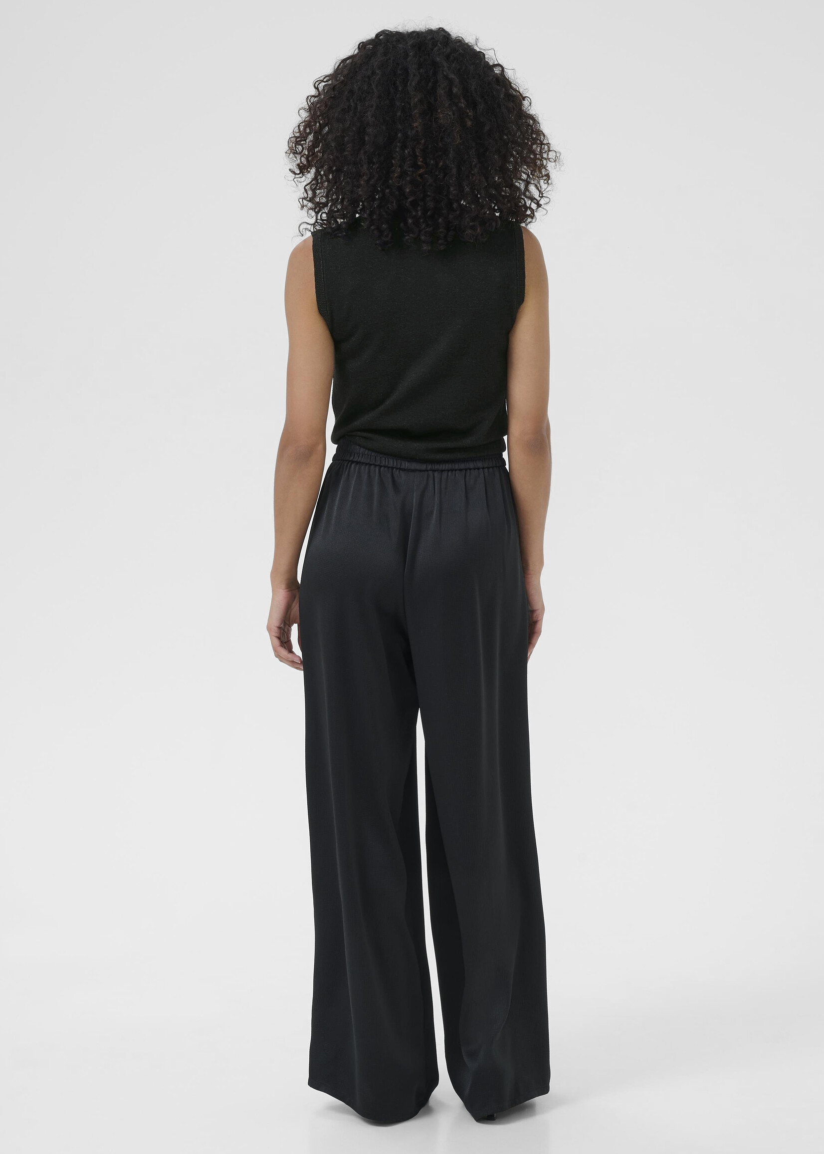 Kaffe Kaffe Regina Sleeveless Sparkle Turtleneck