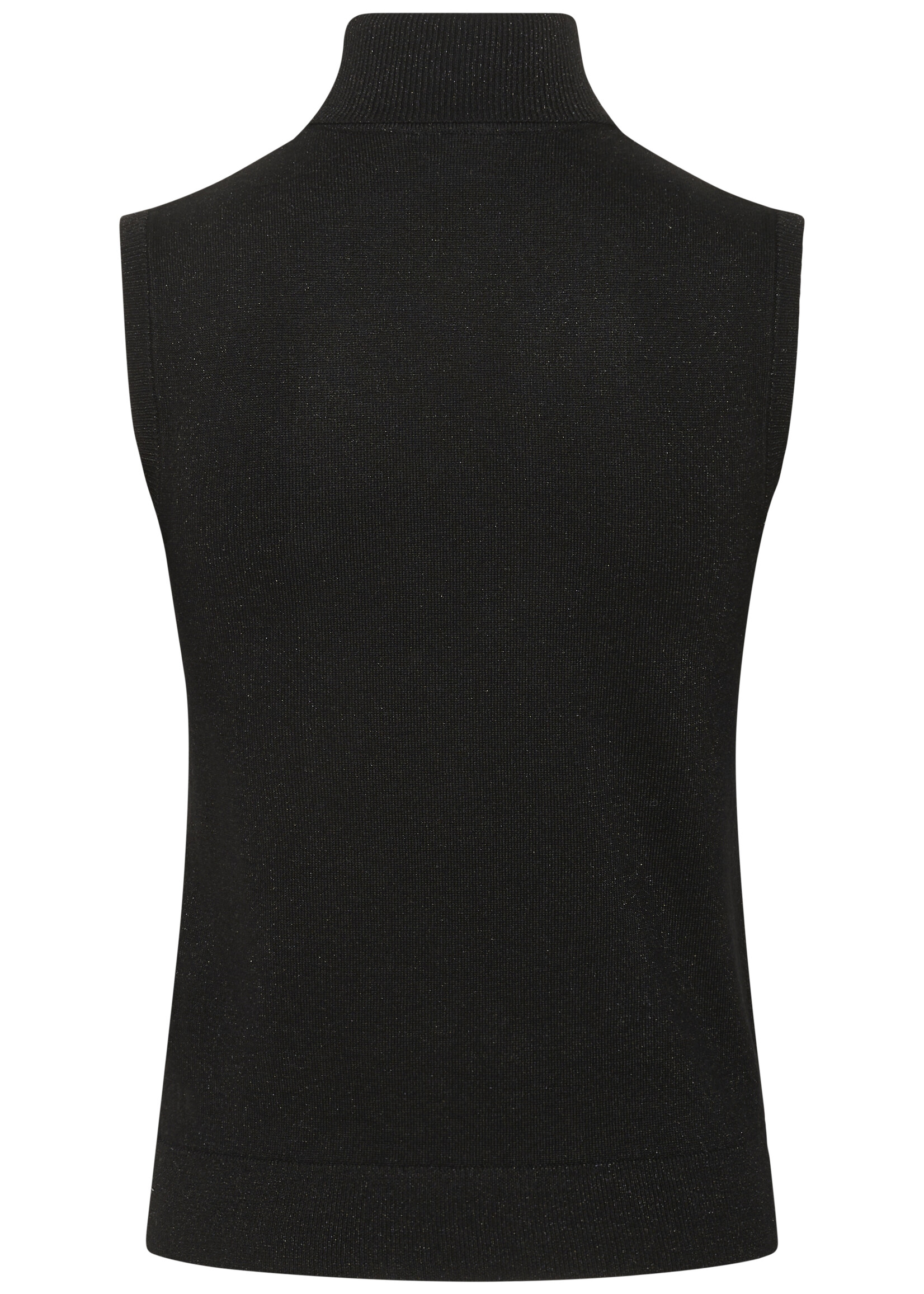 Kaffe Kaffe Regina Sleeveless Sparkle Turtleneck