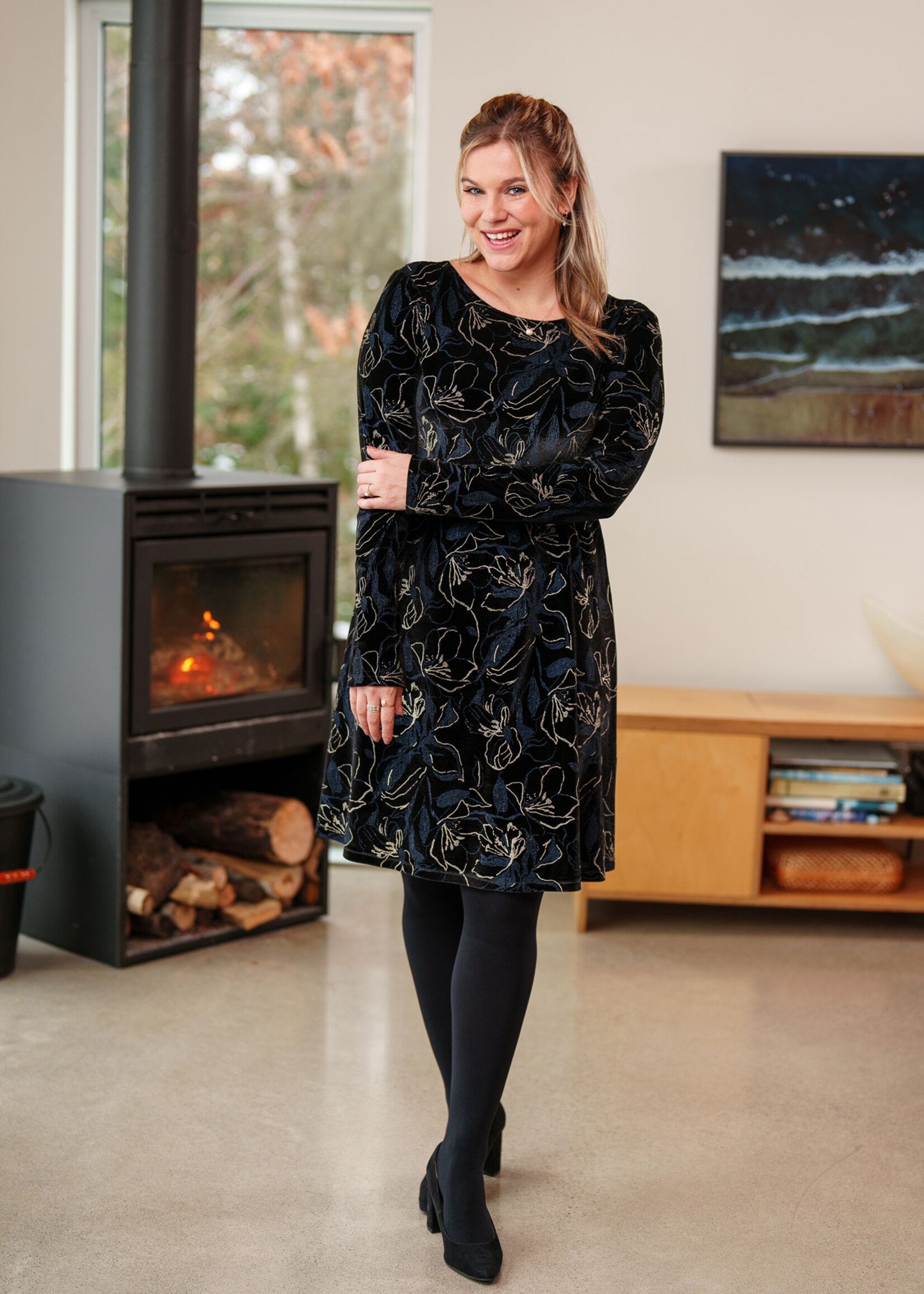 Rien Ne Se Perd Rien Ne Se Perd Larix Velour Dress