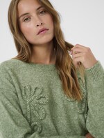 Kaffe Kaffe Melania Embroidered Flower Sweater