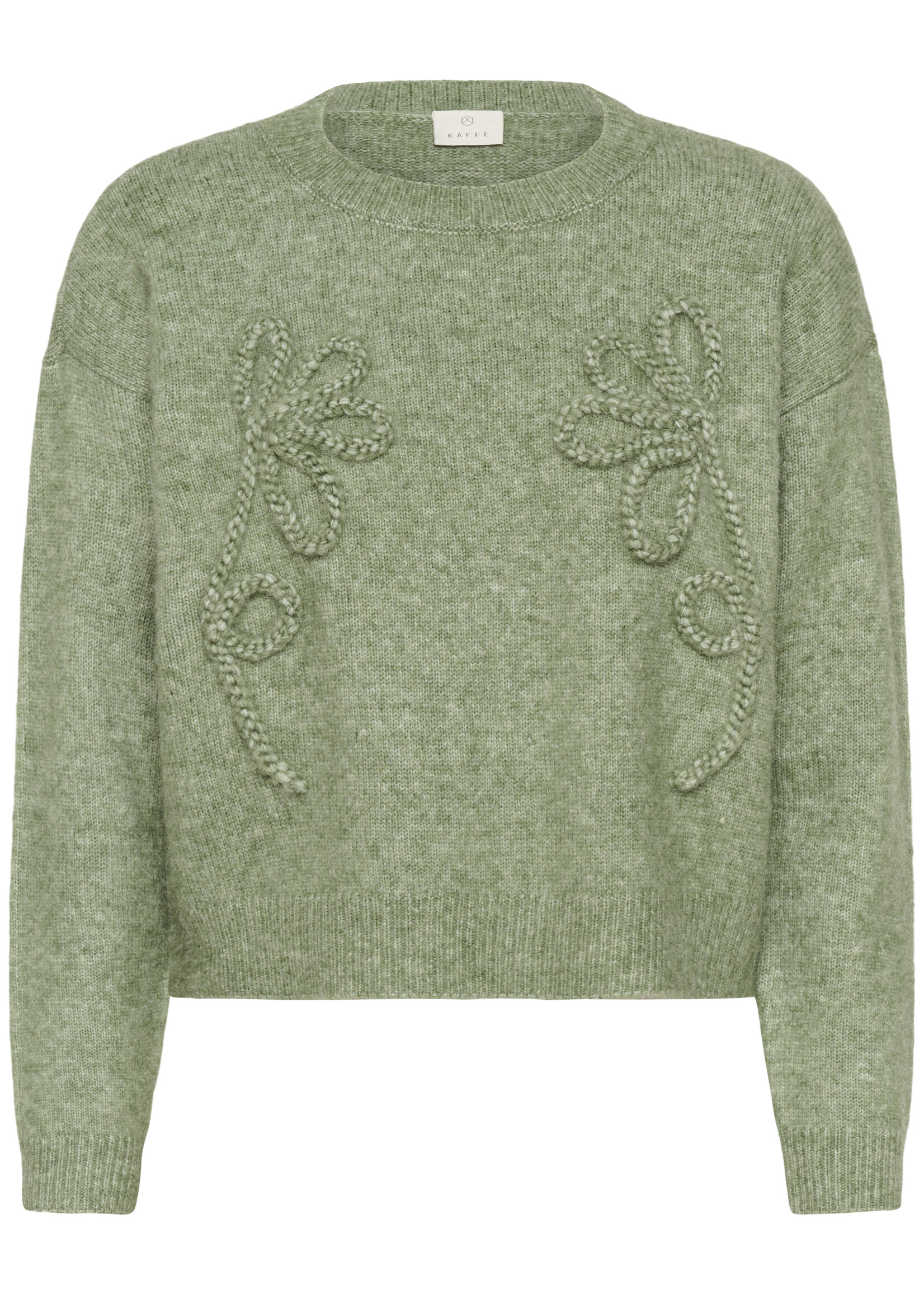 Kaffe Kaffe Melania Embroidered Flower Sweater