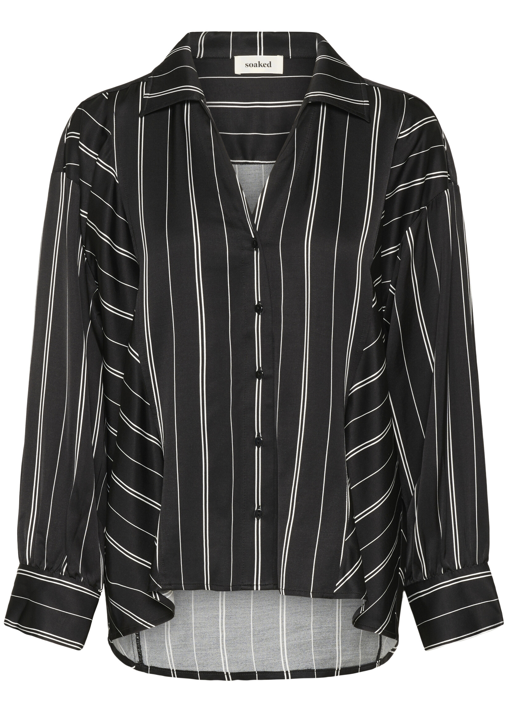 Soaked Soaked Marcela Striped Silky Shirt
