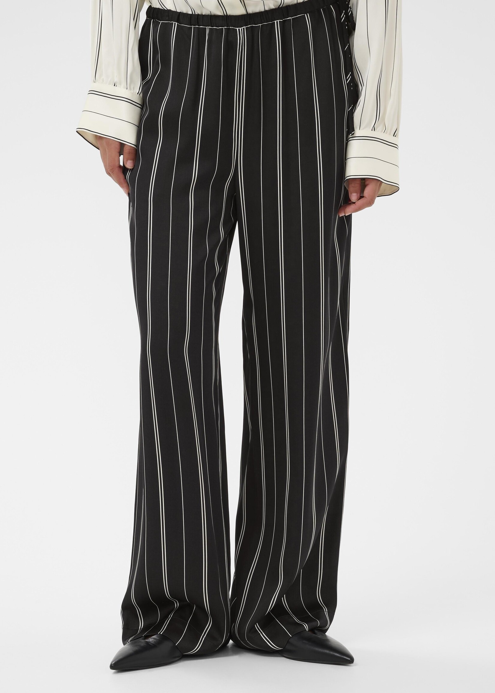 Soaked Soaked SLMarcela Striped Silky Pull On Pants