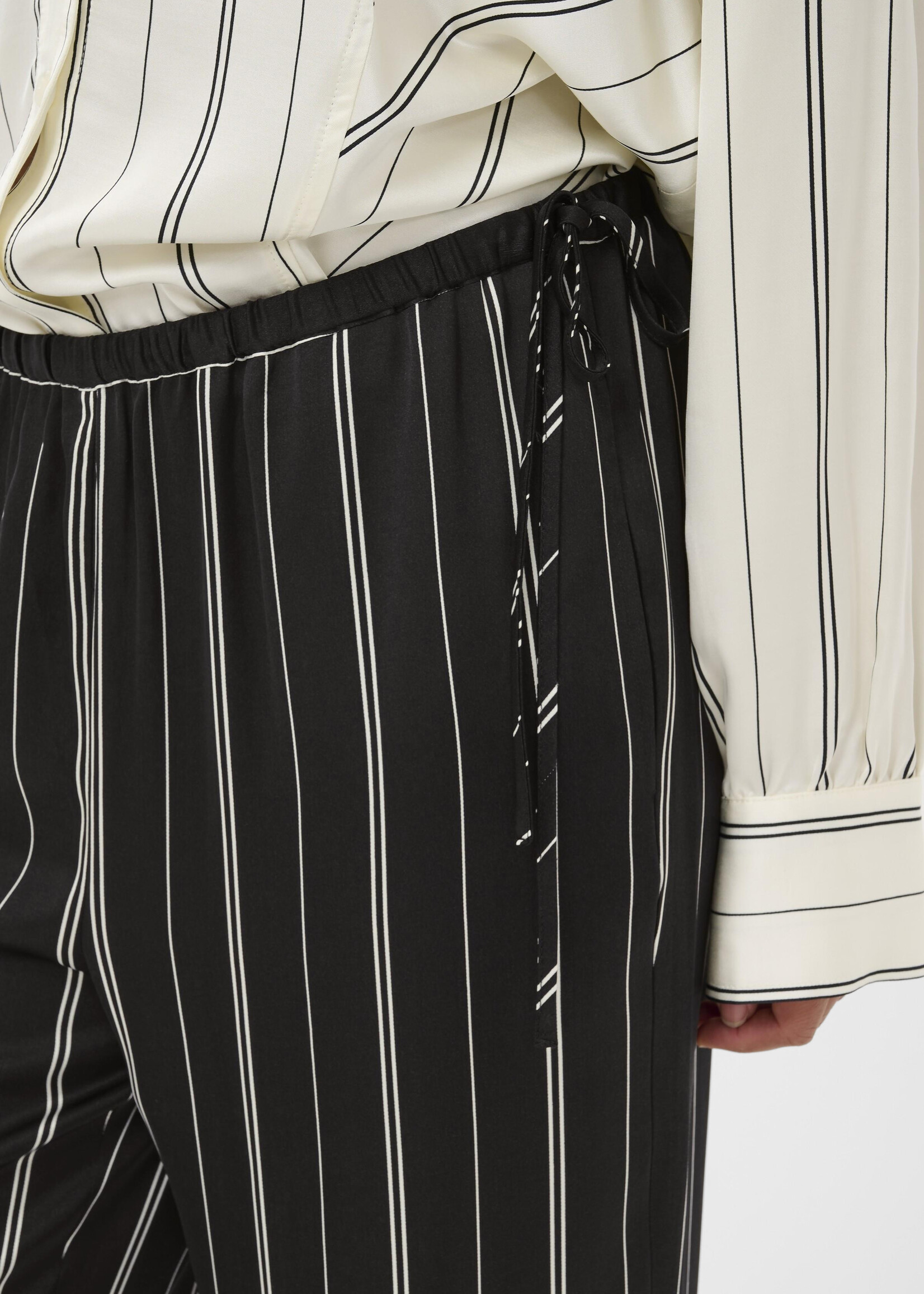 Soaked Soaked SLMarcela Striped Silky Pull On Pants