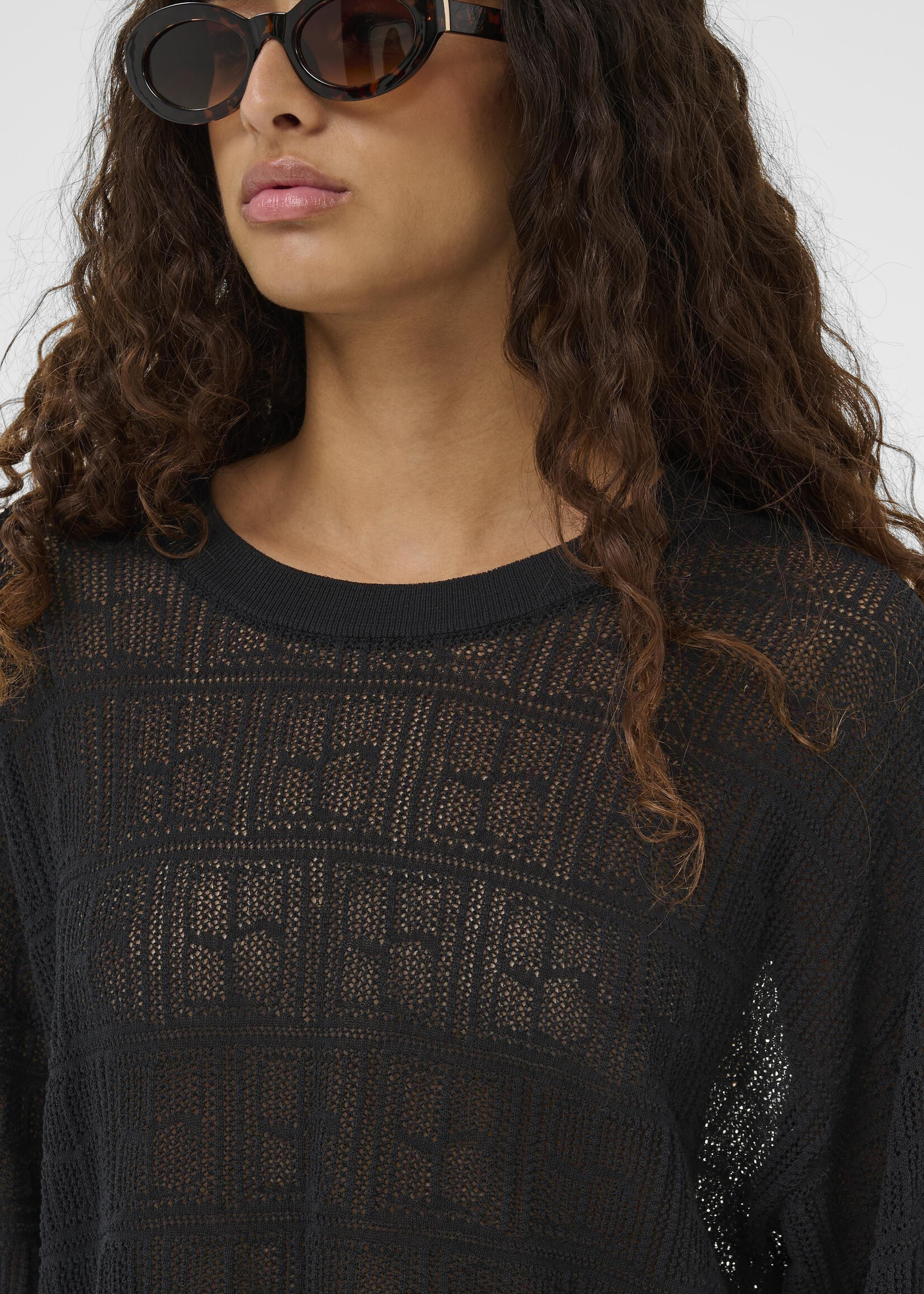 Soaked Soaked Yasmine Open Weave Sweater