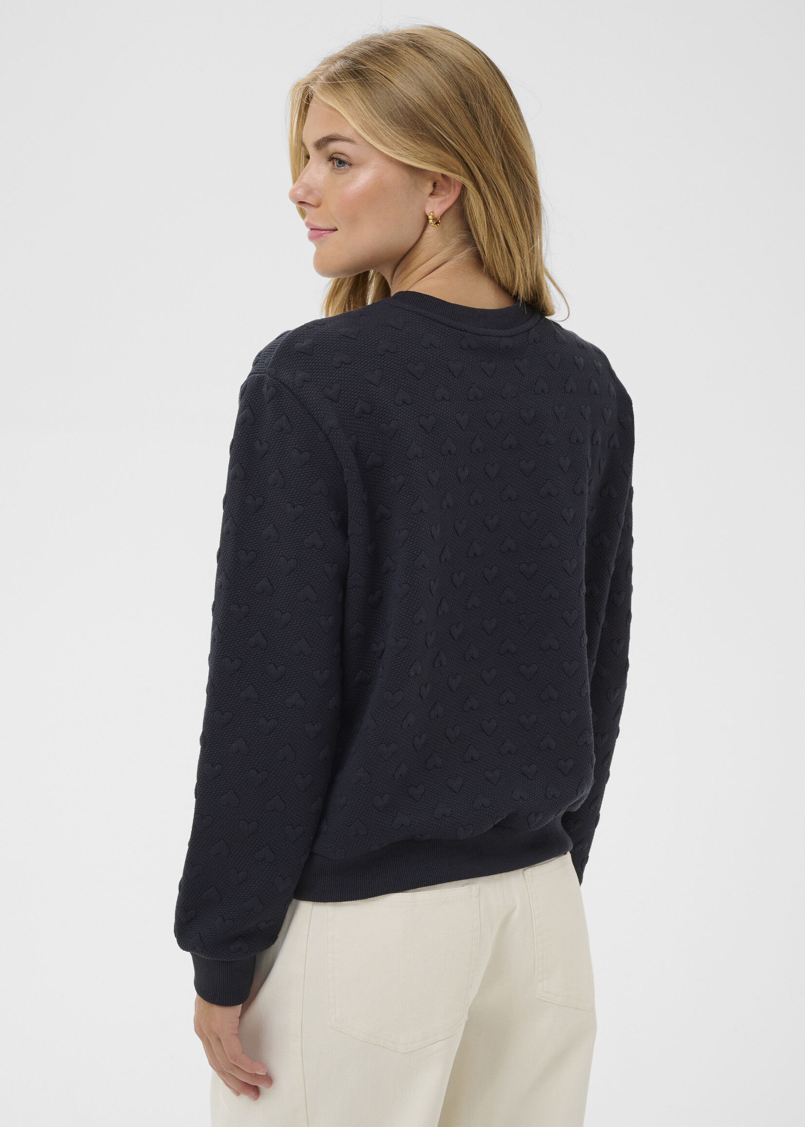 Saint Tropez Saint Tropez Padmia Heart Sweatshirt