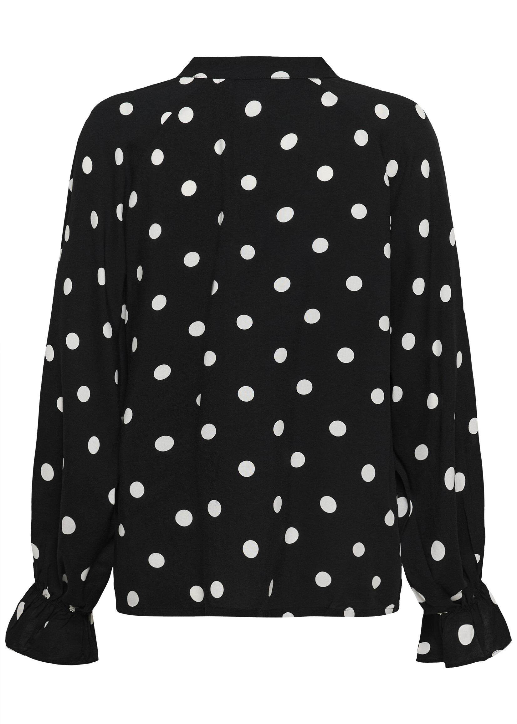 Saint Tropez Saint Tropez Paice VNeck Polka Dot Blouse