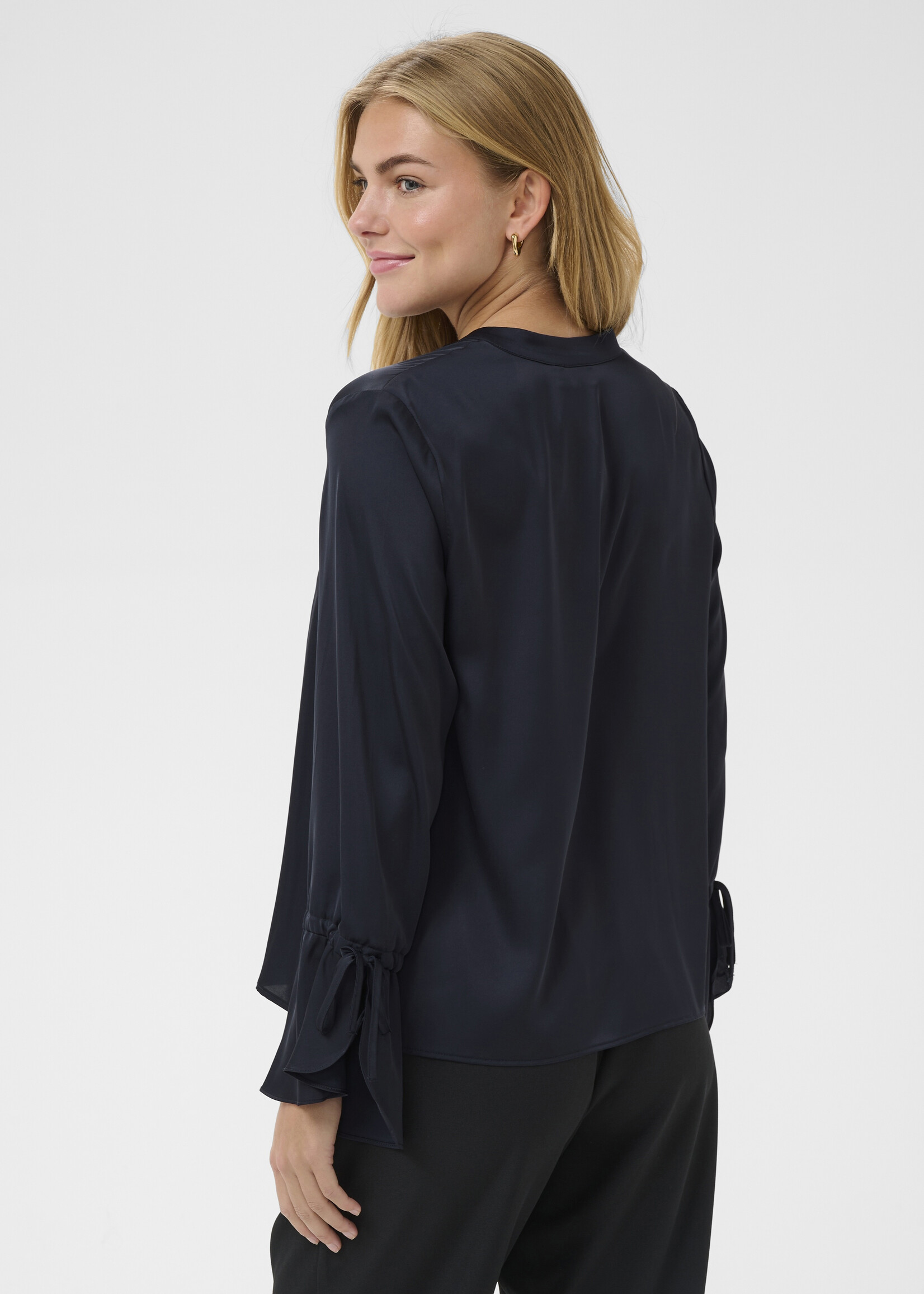 Saint Tropez Saint Tropez Pahannah Tie Sleeve Blouse