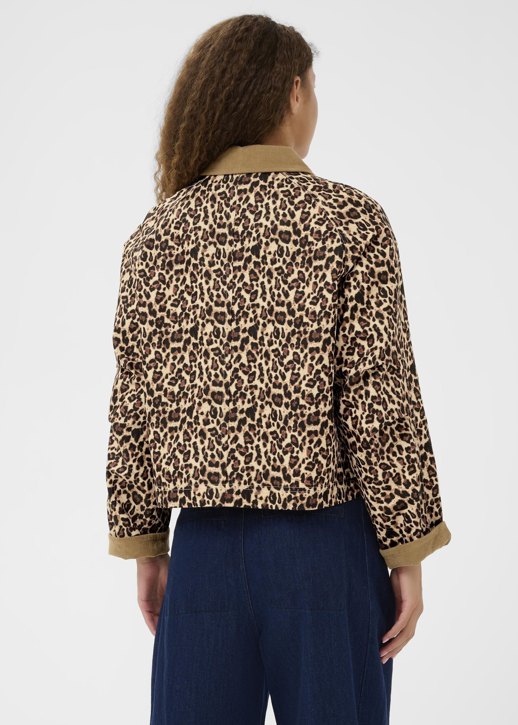 Saint Tropez Saint Tropez Olivienne Animal Print Jacket