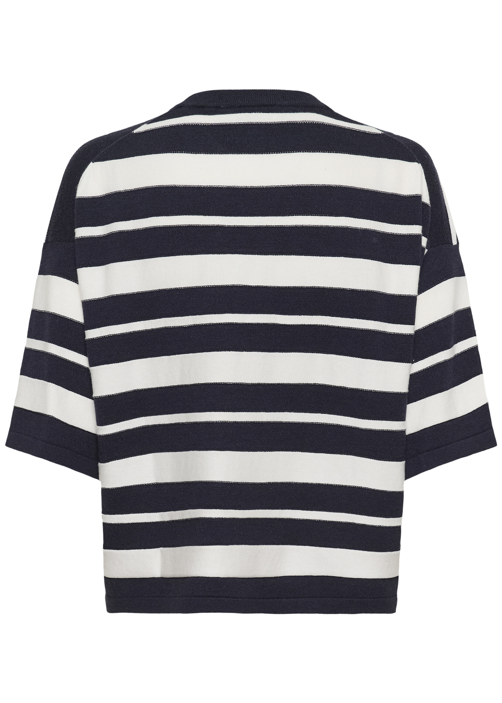 Soaked Soaked Striped Short Sleeve Sweater