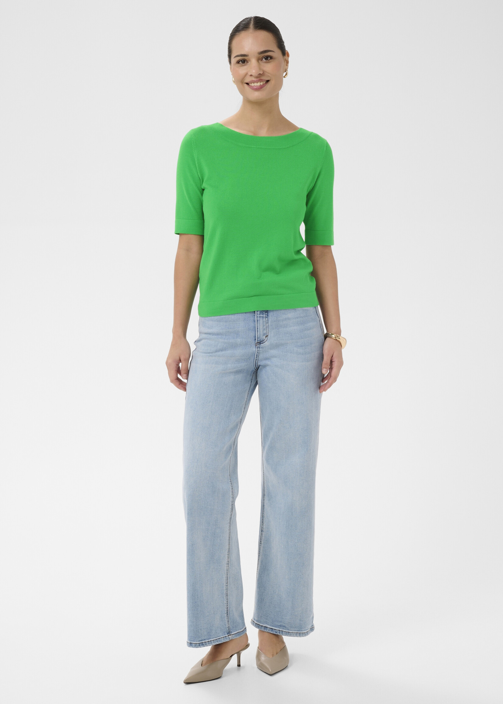 Kaffe Kaffe Lizza Boat Neck Sweater