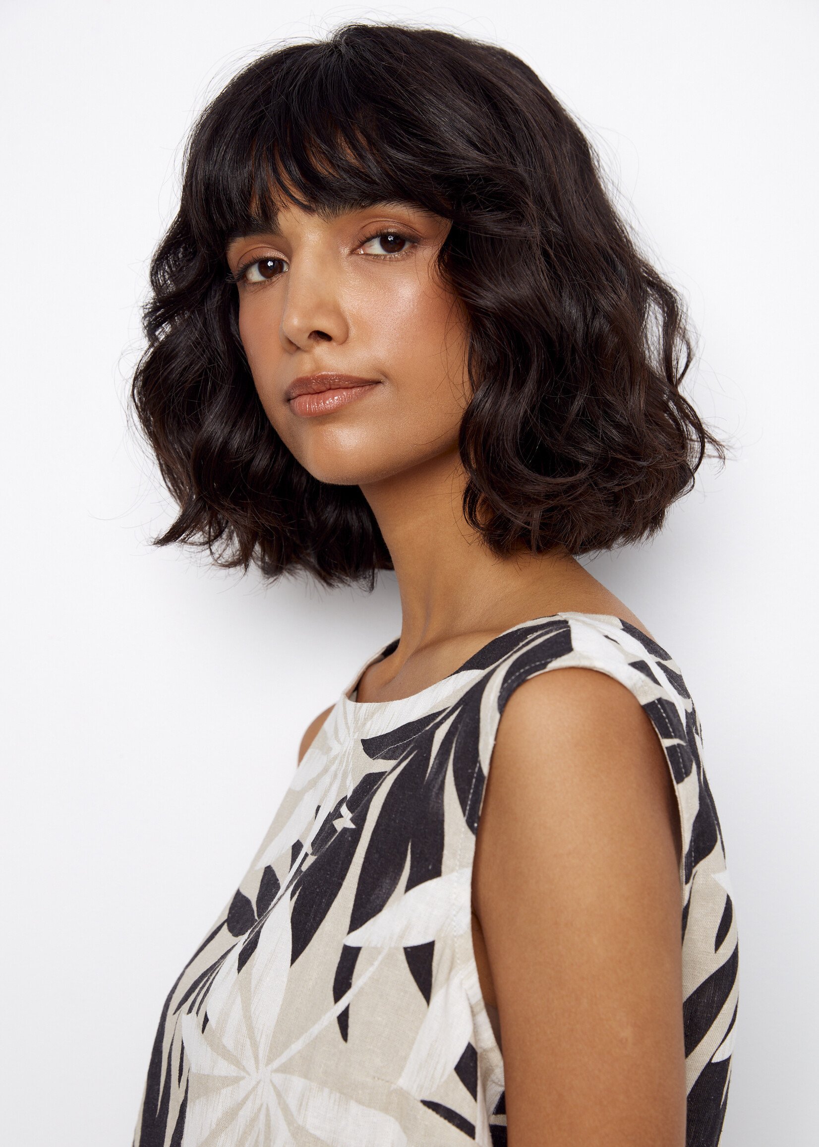 Charlie B Charlie B  Back Button Floral Tank