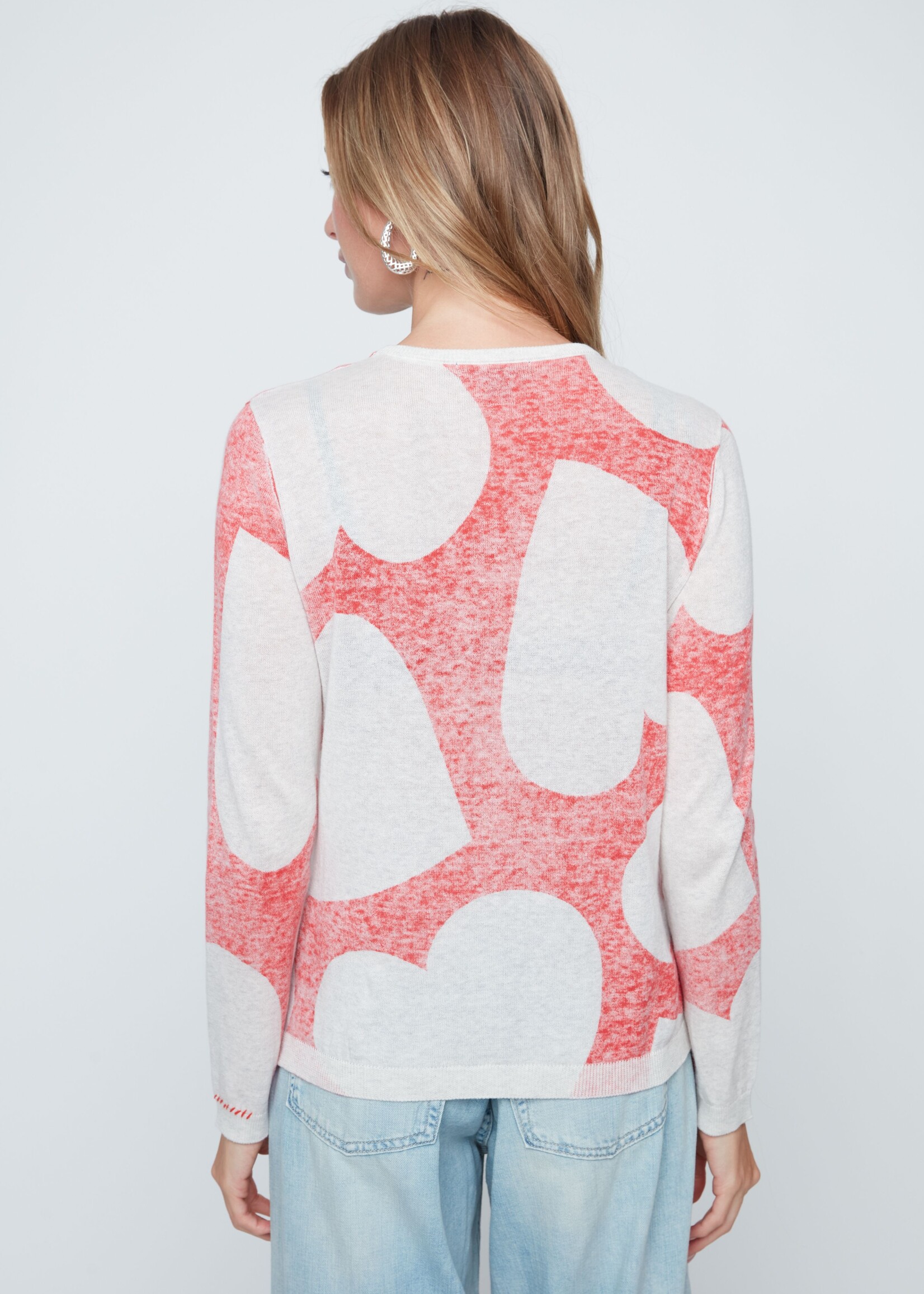 Renuar Renuar Heart Detail Crew Sweater