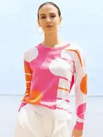 Alison Sheri Alison Sheri Circle Print Sweater