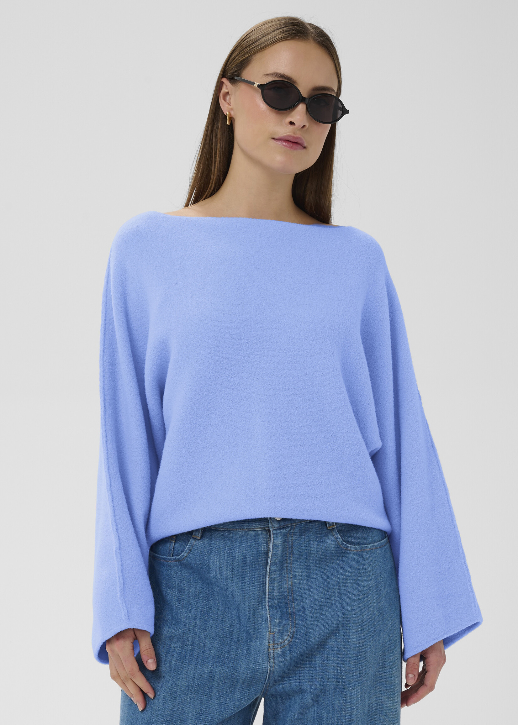 Soaked Soaked Nerea Boat Neck Cozy Sweater