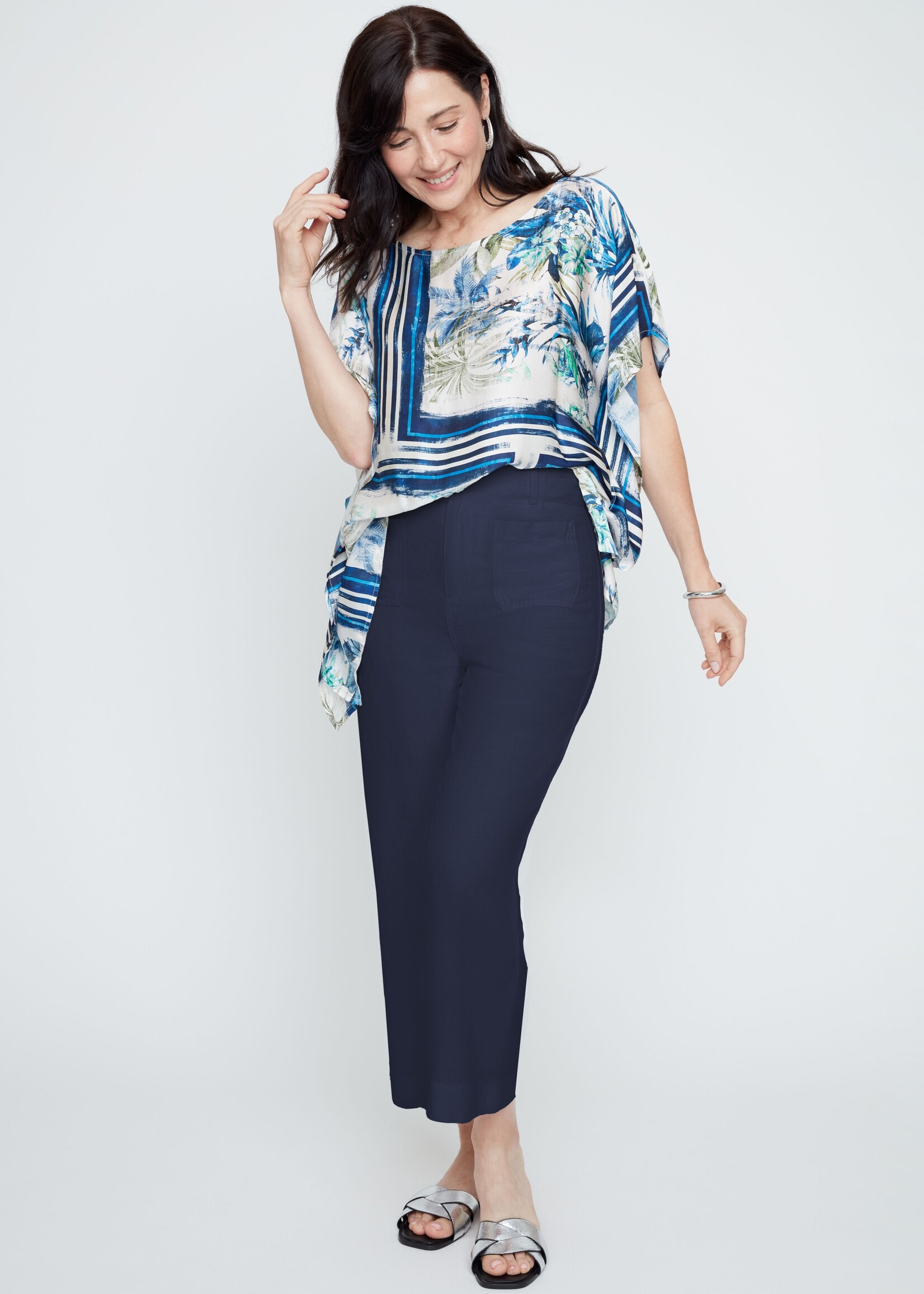 Renuar Renuar Patch Pocket Cropped Pants