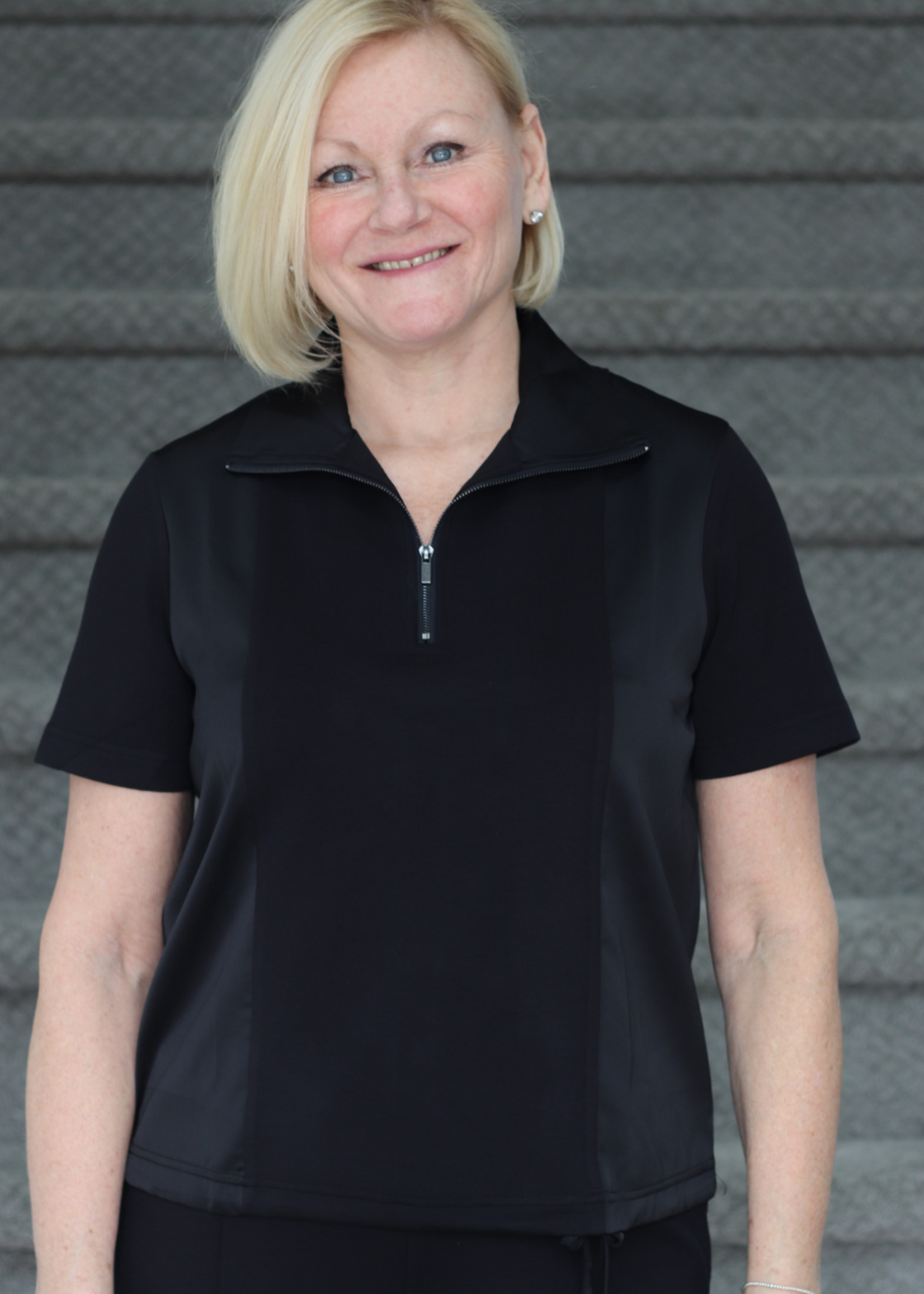 Picadilly Picadilly Half Zip Top