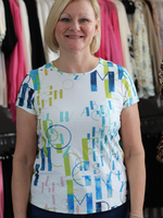 PURE PURE Alpha Print Short Sleeve Tee