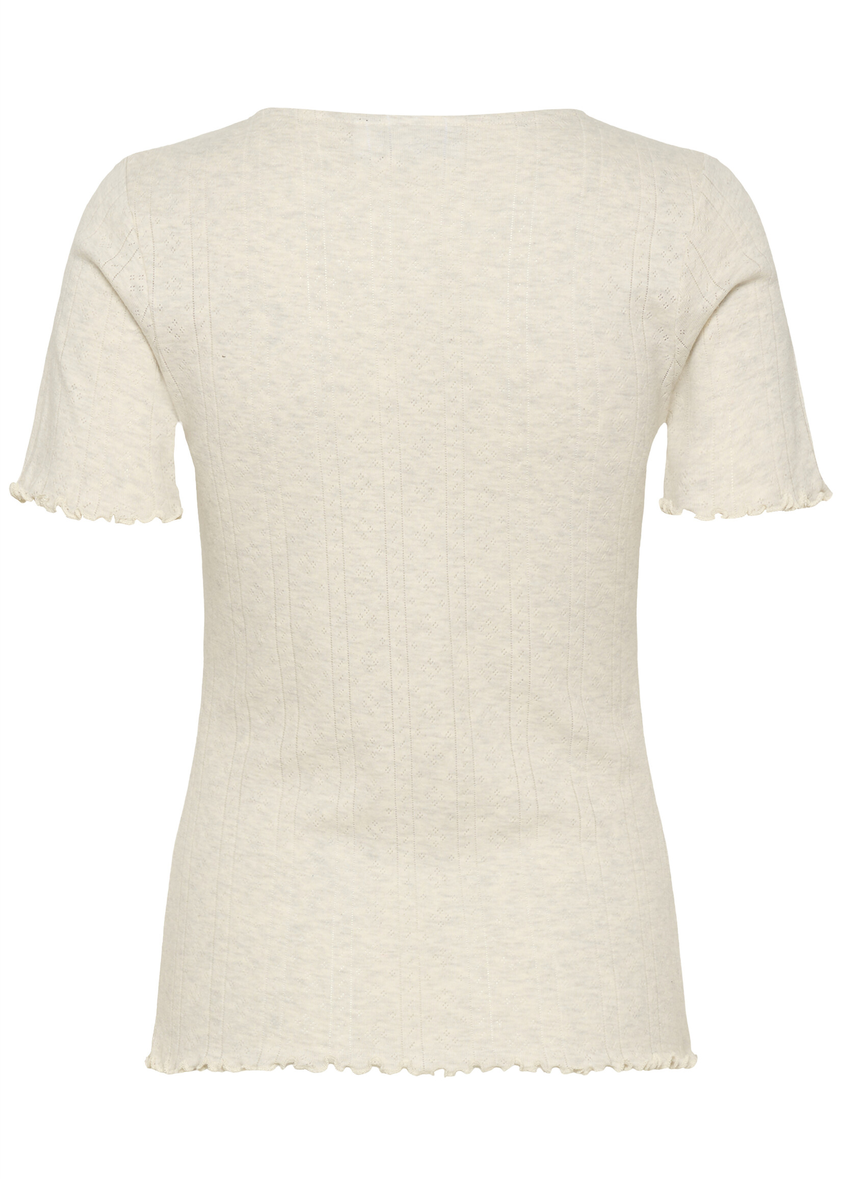 Saint Tropez Saint Tropez Gru Ruffle Trim Tee