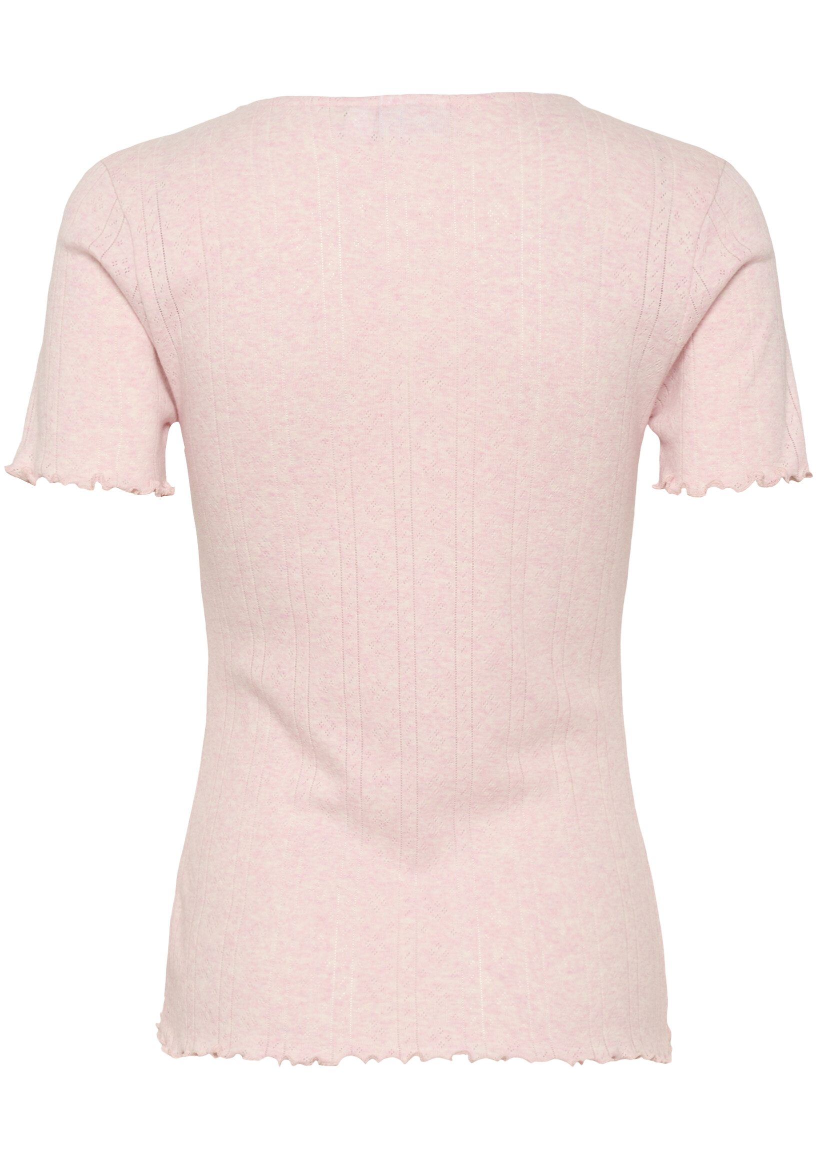 Saint Tropez Saint Tropez Gru Ruffle Trim Tee