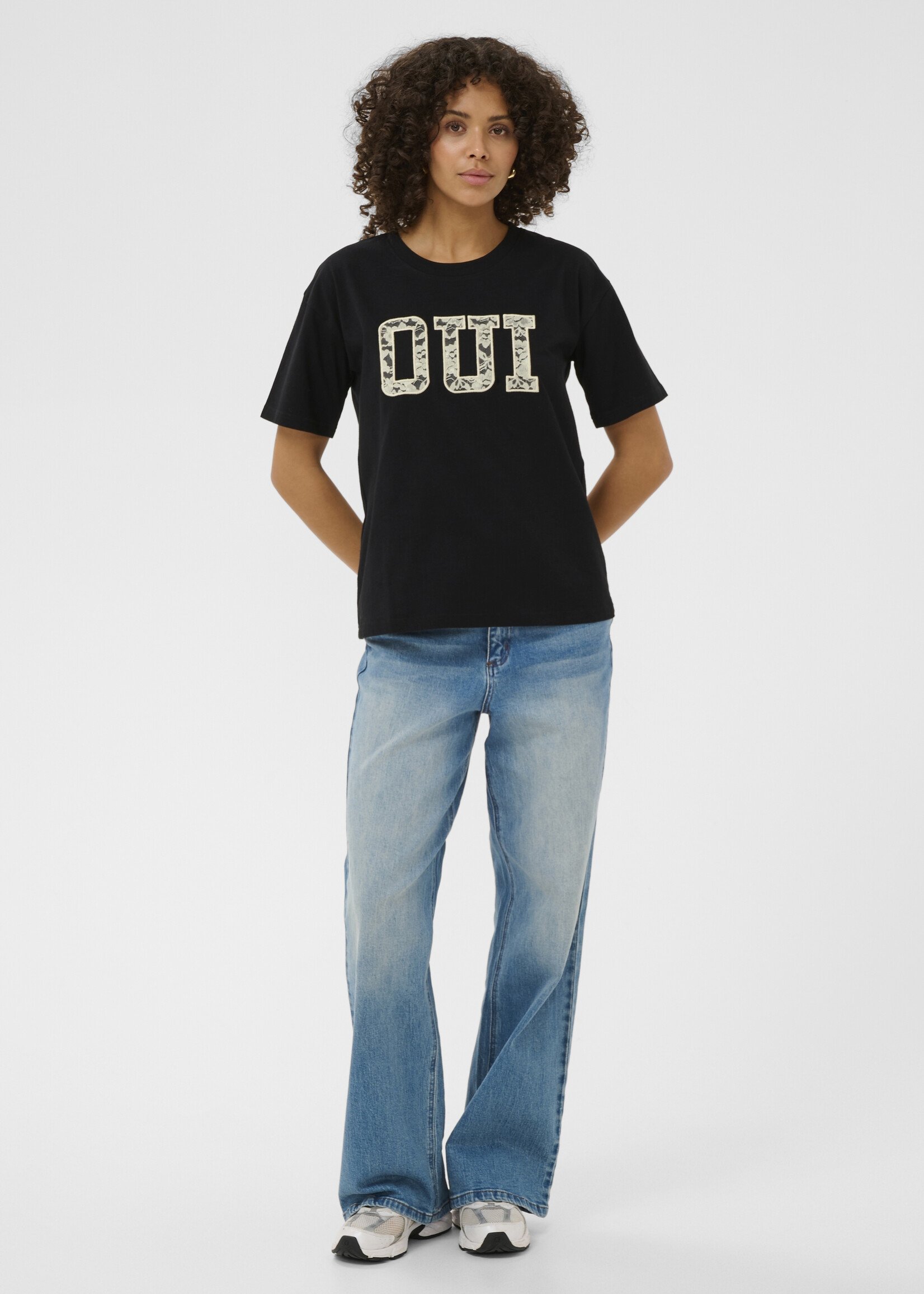 Kaffe Kaffe Rosie Lacey "Oui" Tee