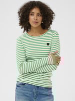 Kaffe Kaffe Liddy Striped Long Sleeve Tee