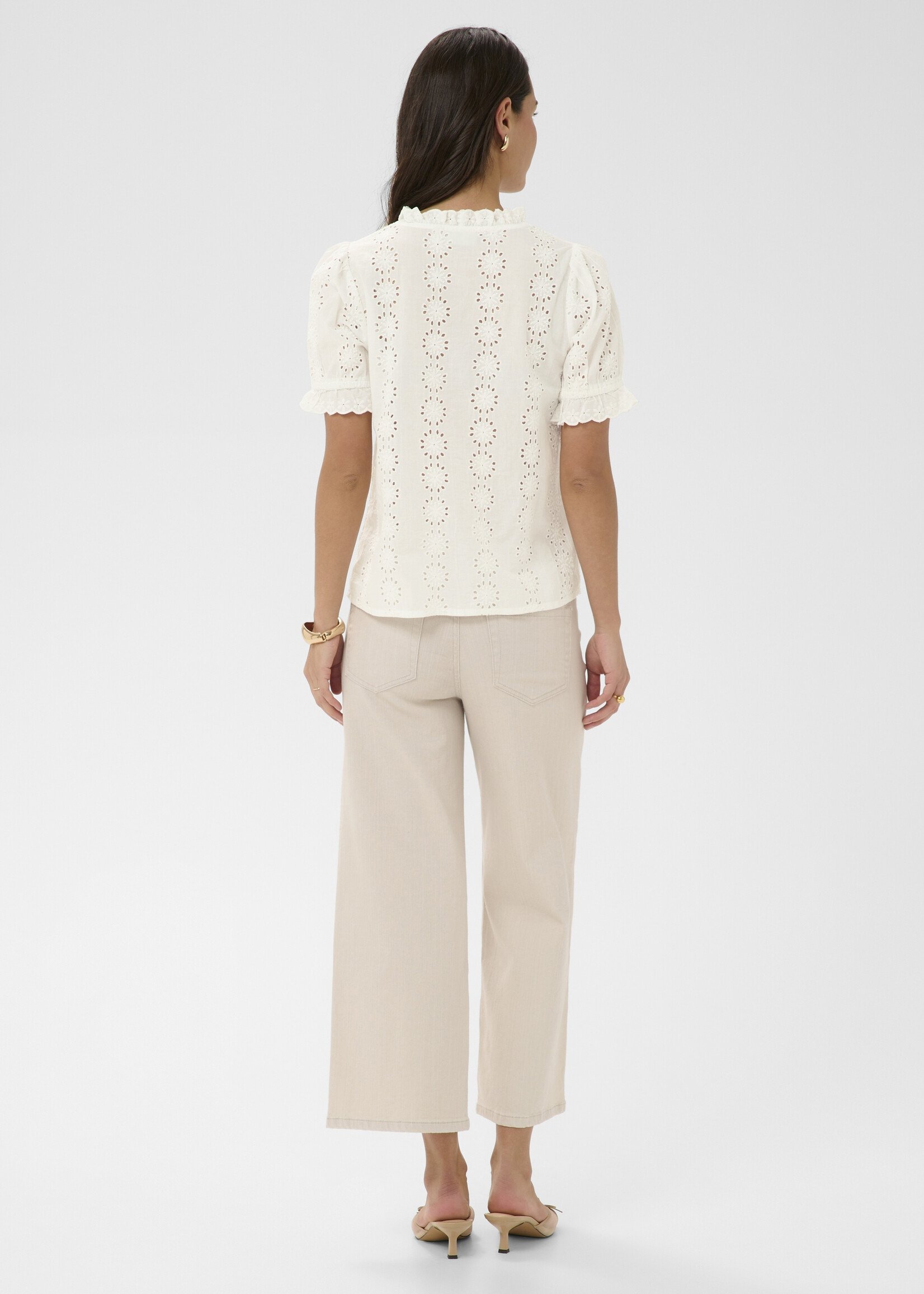 Kaffe Kaffe Dona Eyelet Top