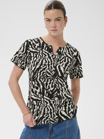 Kaffe Kaffe Bella Abstract Top